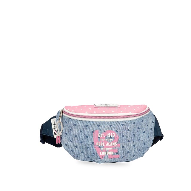 Imagem 0 de Bolsa de cintura  Pepe Jeans Noni Denim com alça ajustável