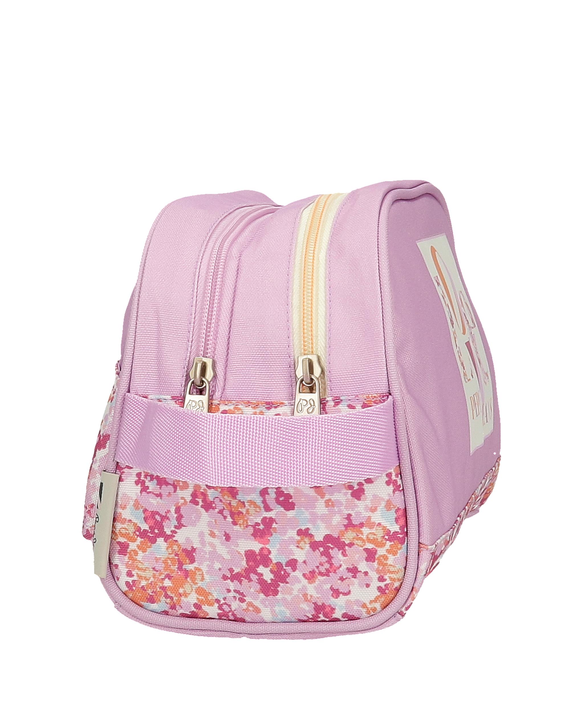 Necessaire de Viagem Pepe Jeans Sandra com Compartimentos Adaptável Rosa-2
