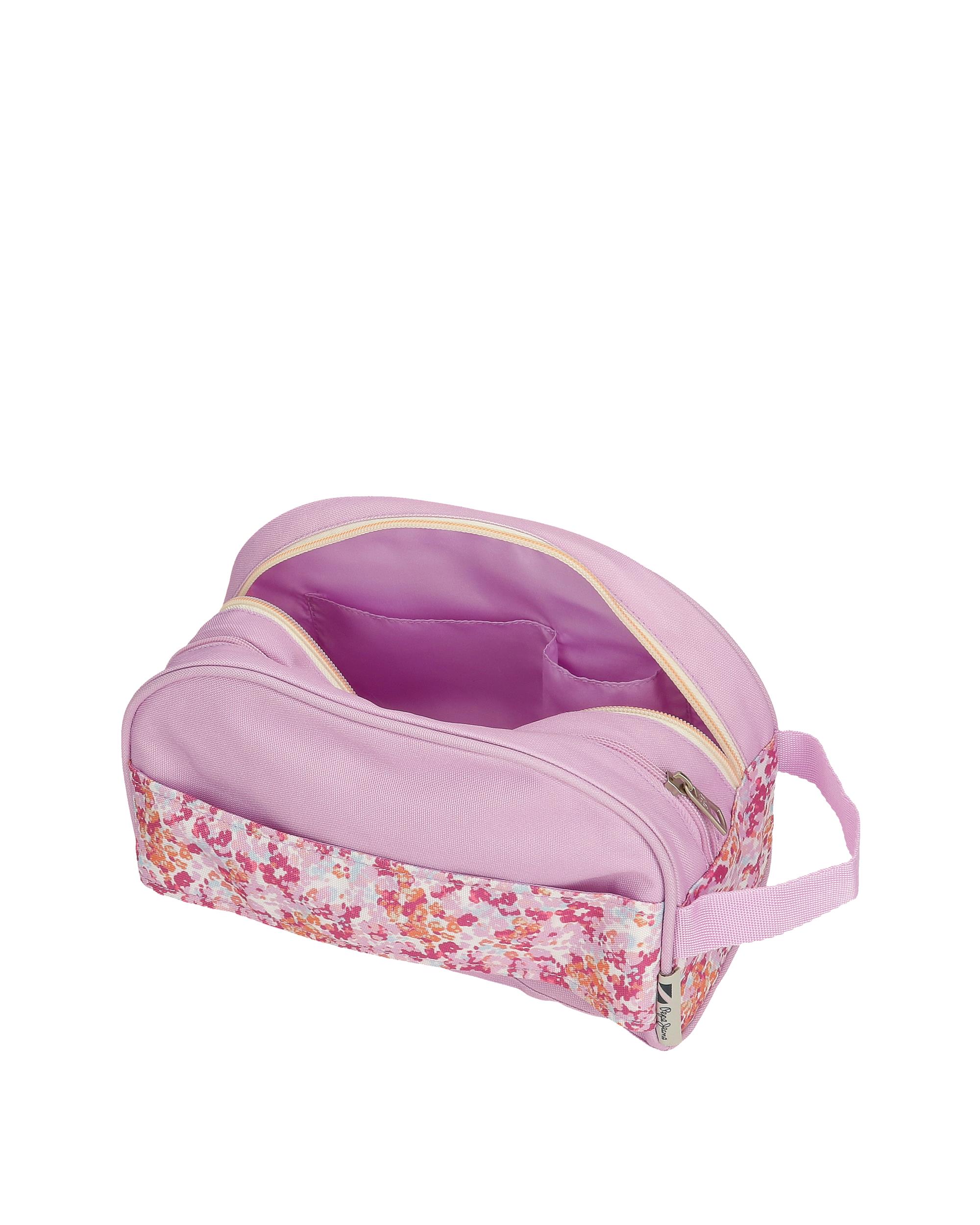 Necessaire de Viagem Pepe Jeans Sandra com Compartimentos Adaptável Rosa-5