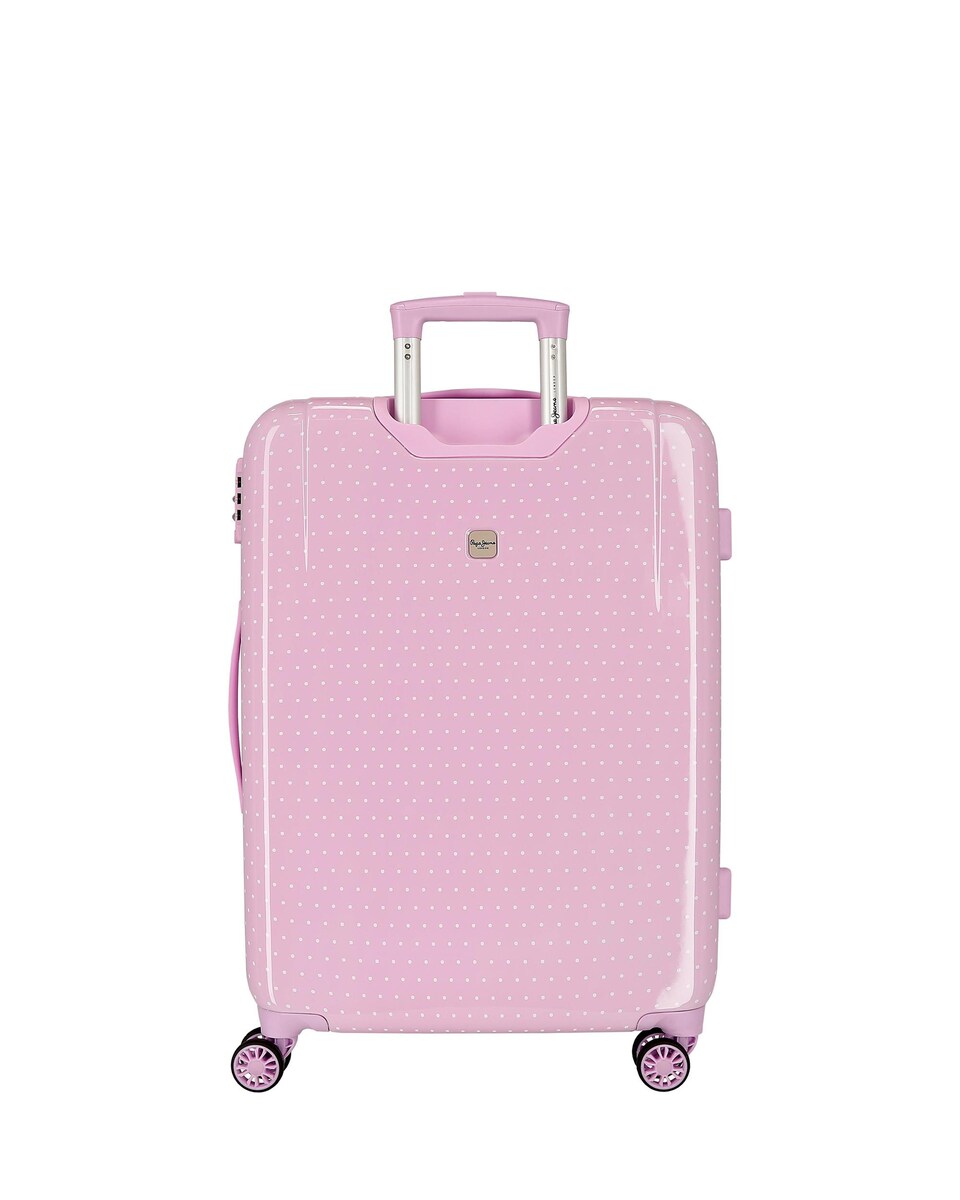 Conjunto de Trolleys Sandra (Cabine e Médio) Rígidos 116L Rosa-3