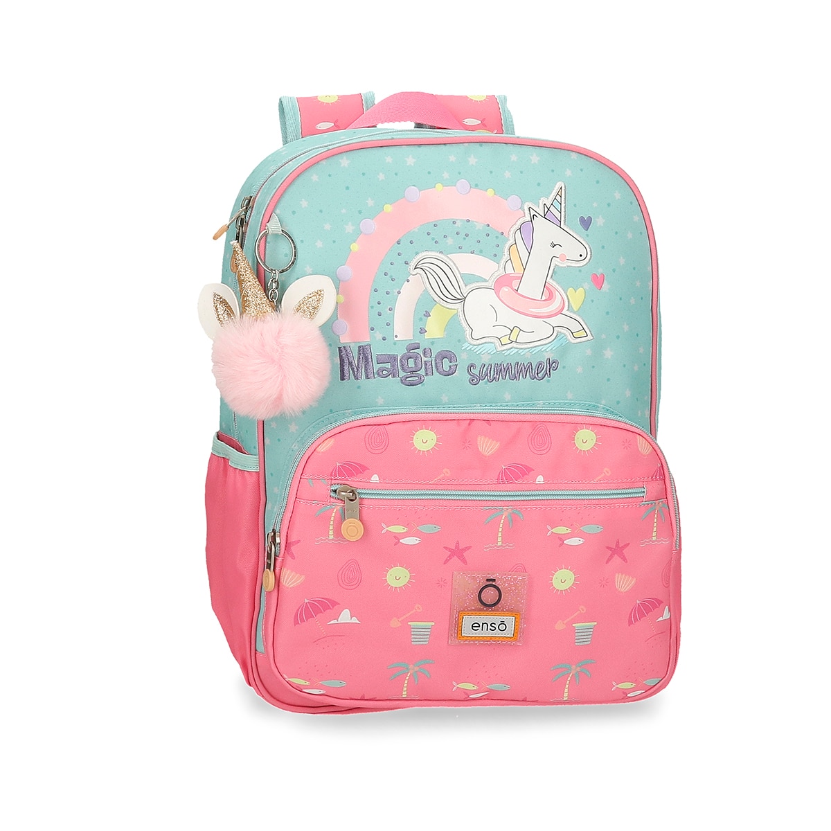 Imagem 0 de Mochila Escolar Magic Summer de 38cm com Bolsos Laterais