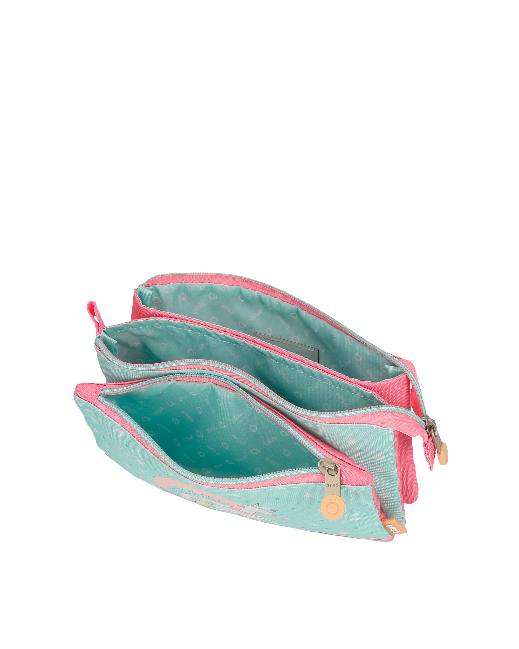 Estojo Magic Summer Três Compartimentos Multicolor-4