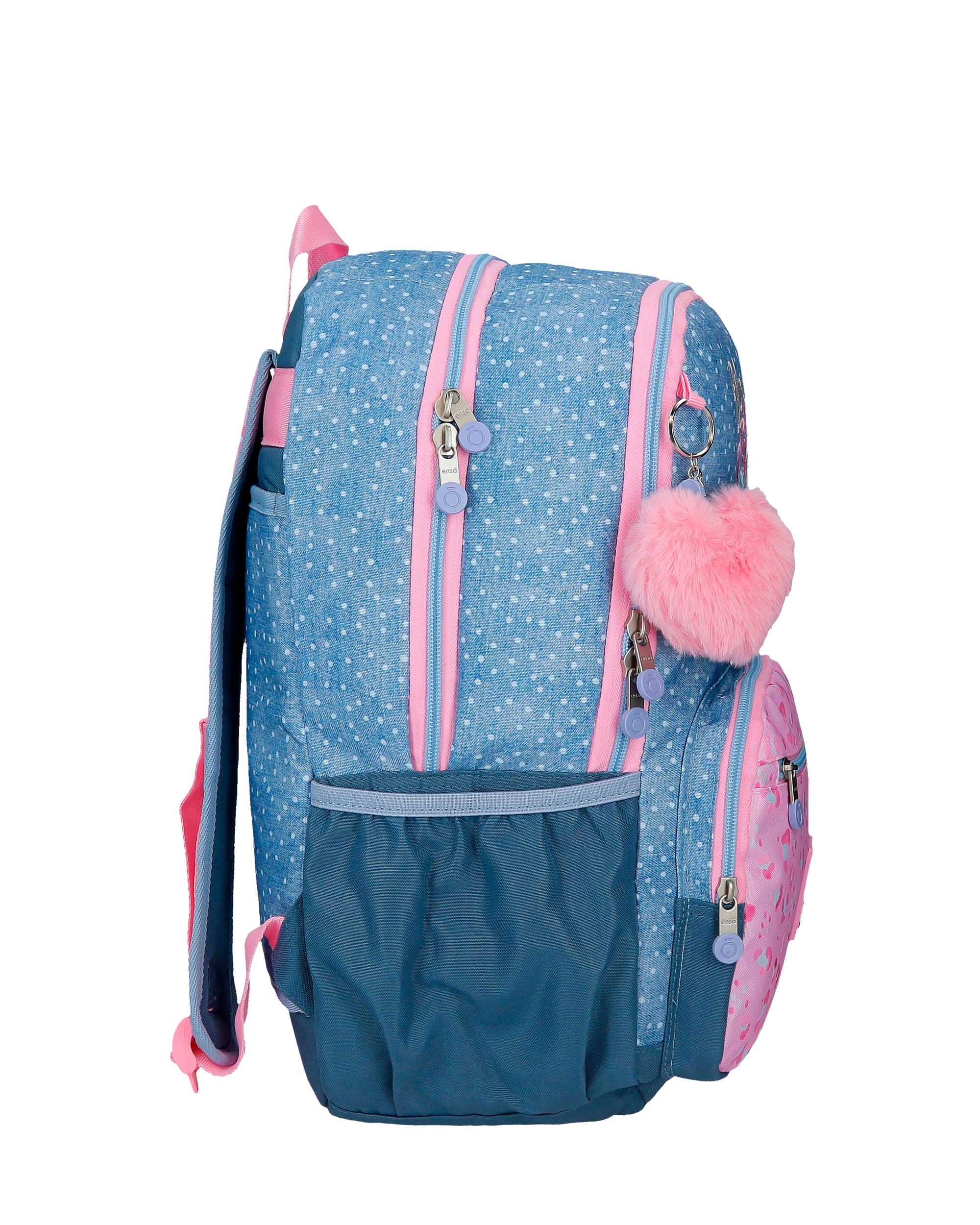 Mochila Dreamer de 38 Cm Adaptável com Compartimento Duplo Azul-2