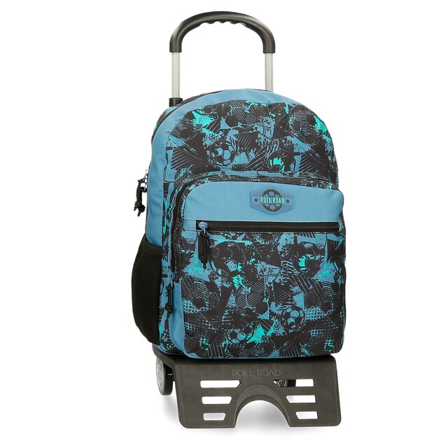 Imagem 0 de Mochila Escolar Roll Road Soccer 42 Cm com Trolley