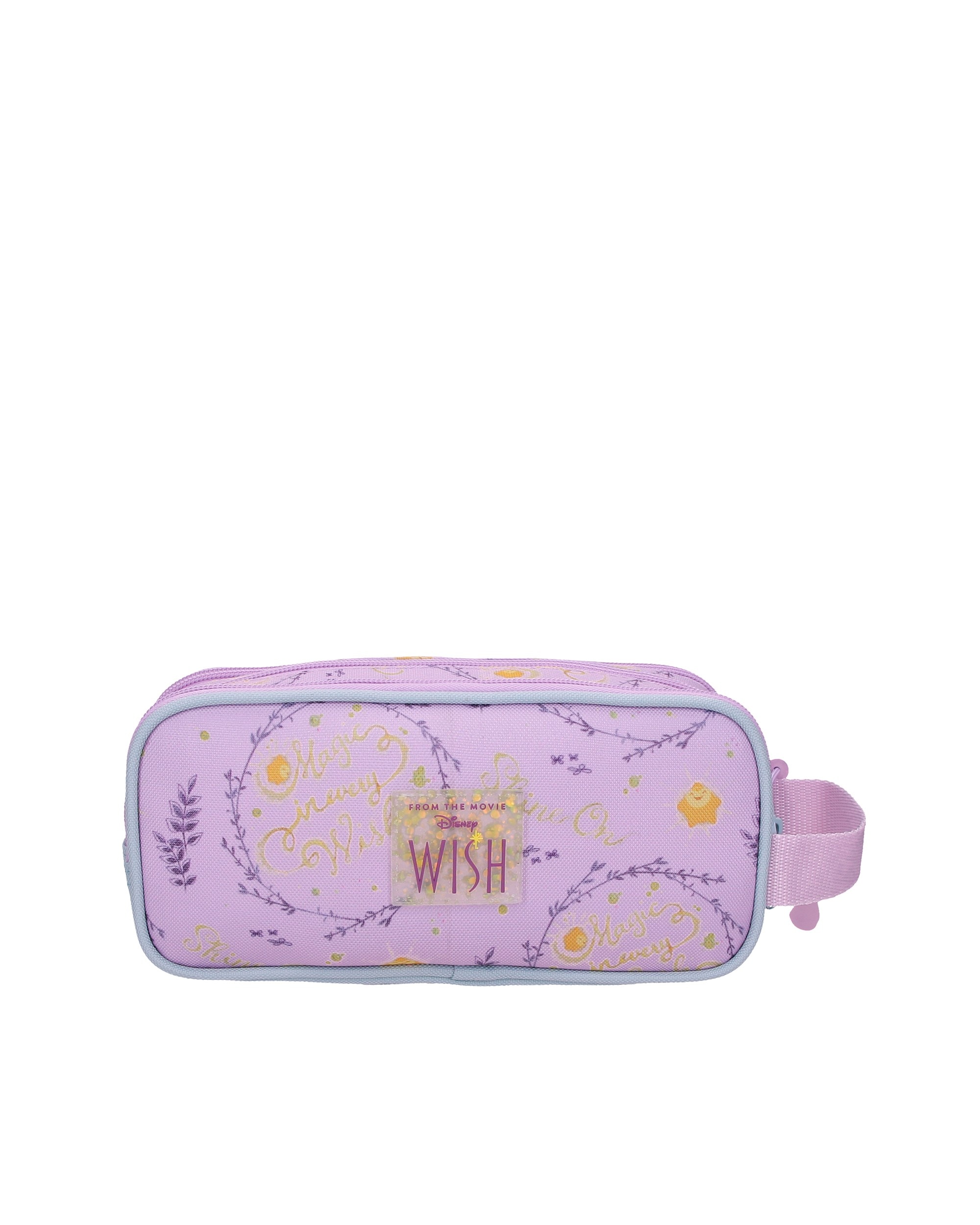 Estojo Watch Us Shine Triplo Compartimento Rosa-3