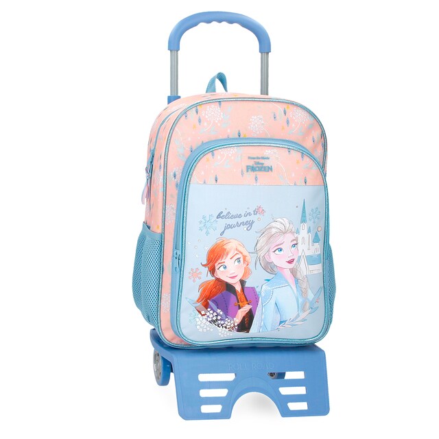 Imagem 0 de Mochila Believe In The Journey 40 Cm com Bolsos Laterais e com Carrinho