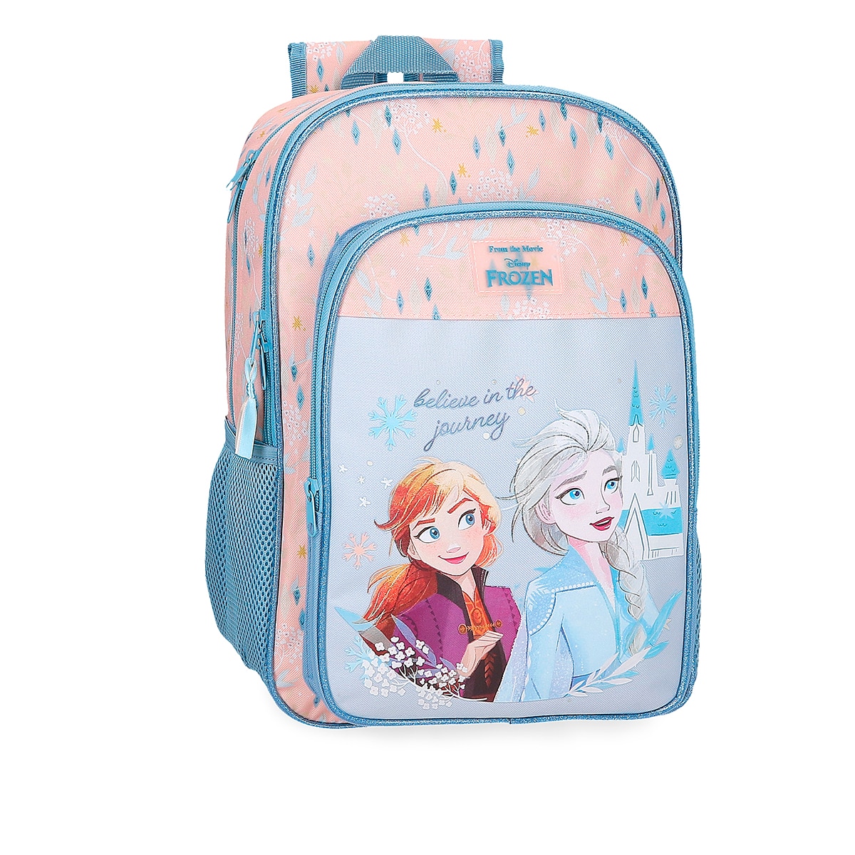 Imagem 0 de Mochila Believe In The Journey de Dois Compartimentos e Bolsos Laterais Adaptável a Carro