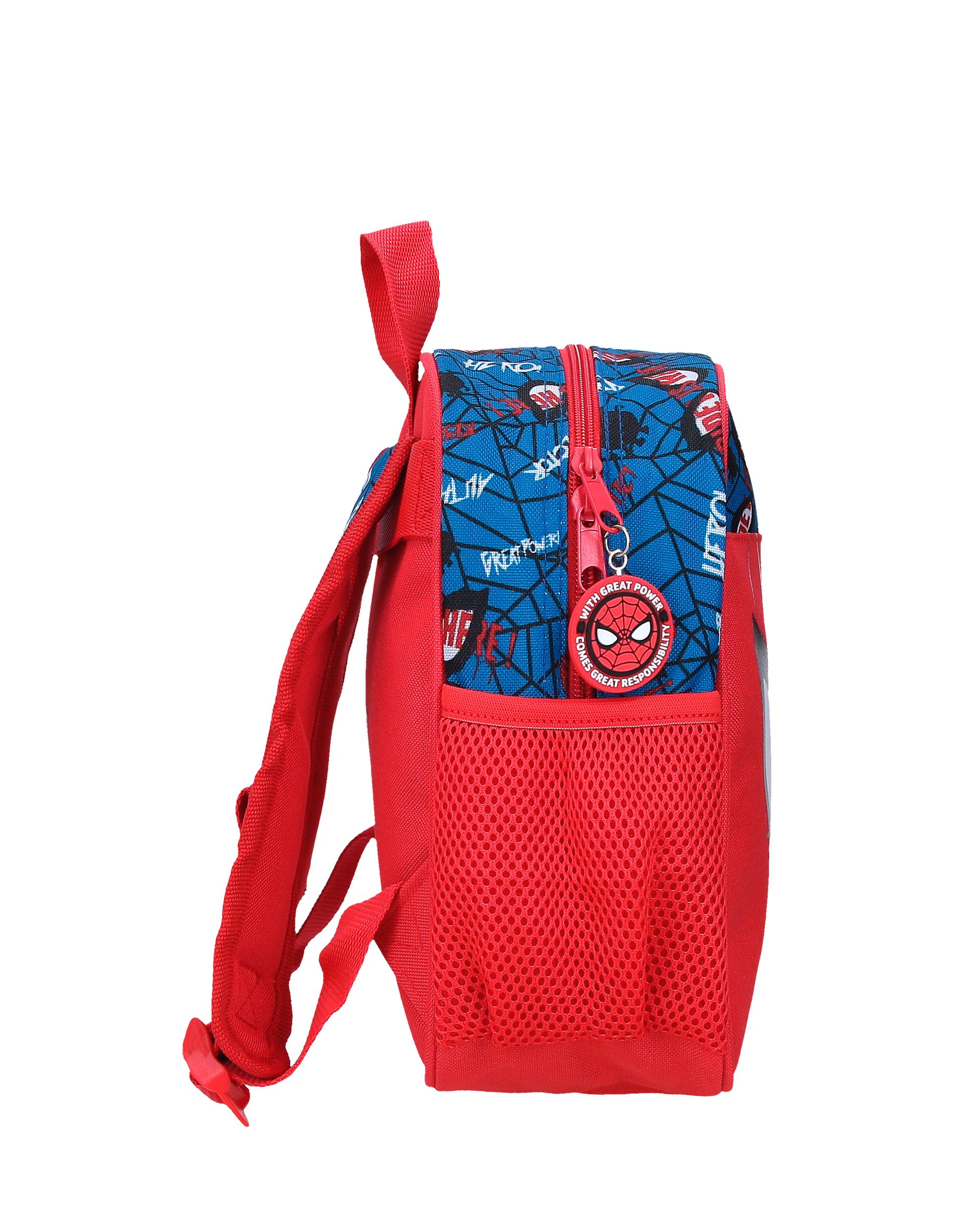 Mochila de Creche Authentic com Bolsos Laterais Adaptável a Carrinho Vermelho-2