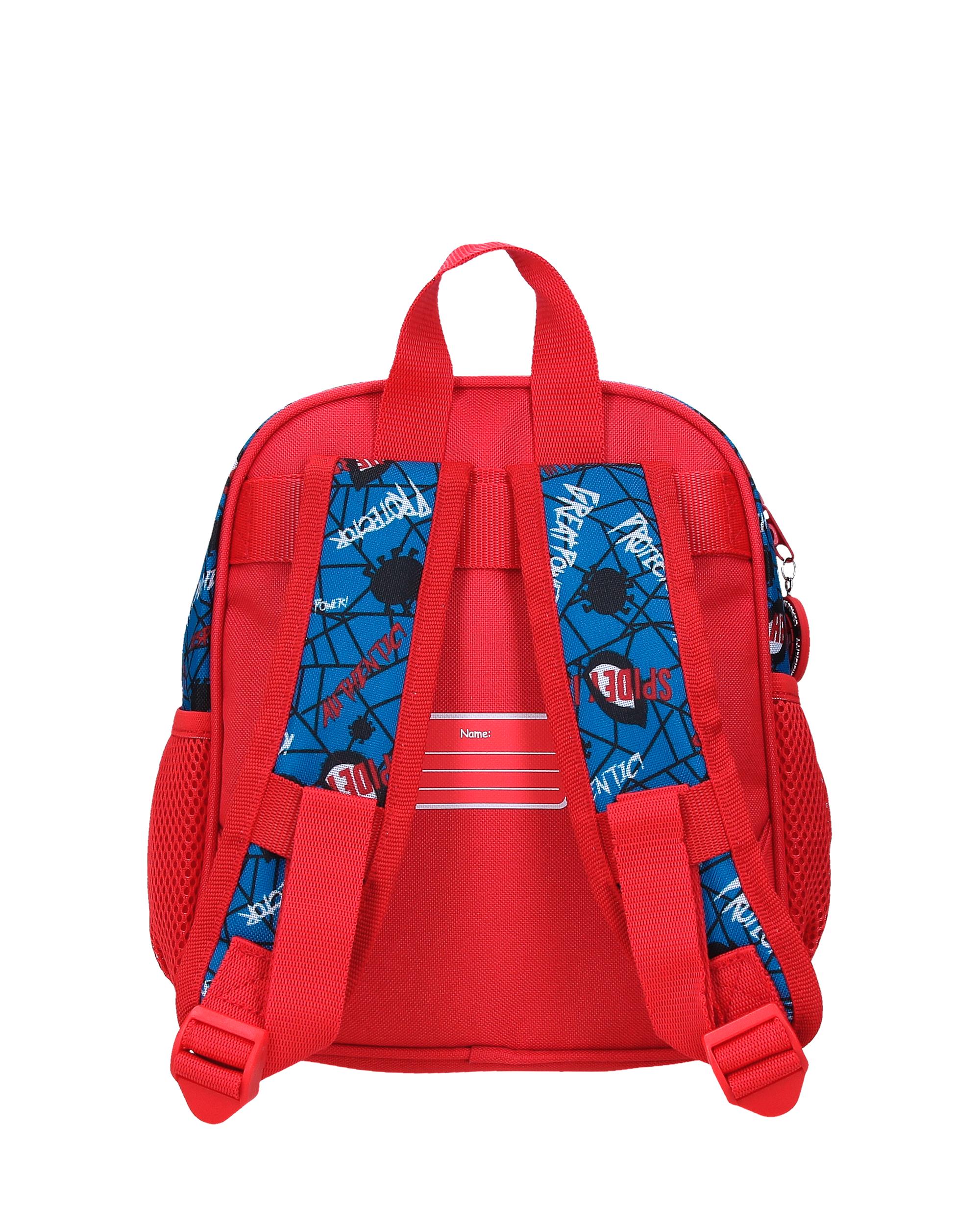 Mochila de Creche Authentic com Bolsos Laterais Adaptável a Carrinho Vermelho-3