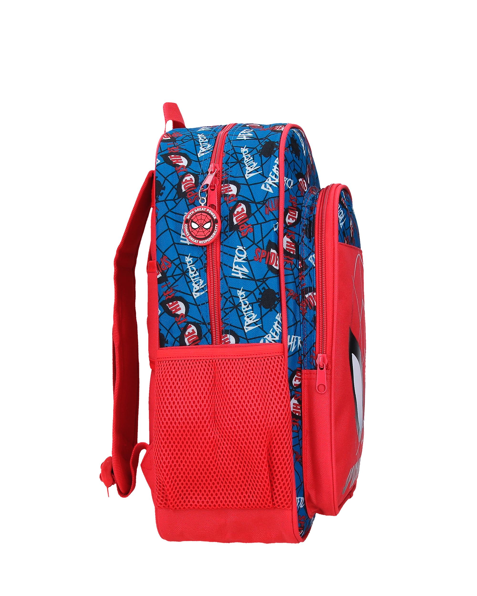 Mochila Authentic 40 Cm com Bolsos Laterais Vermelho-2