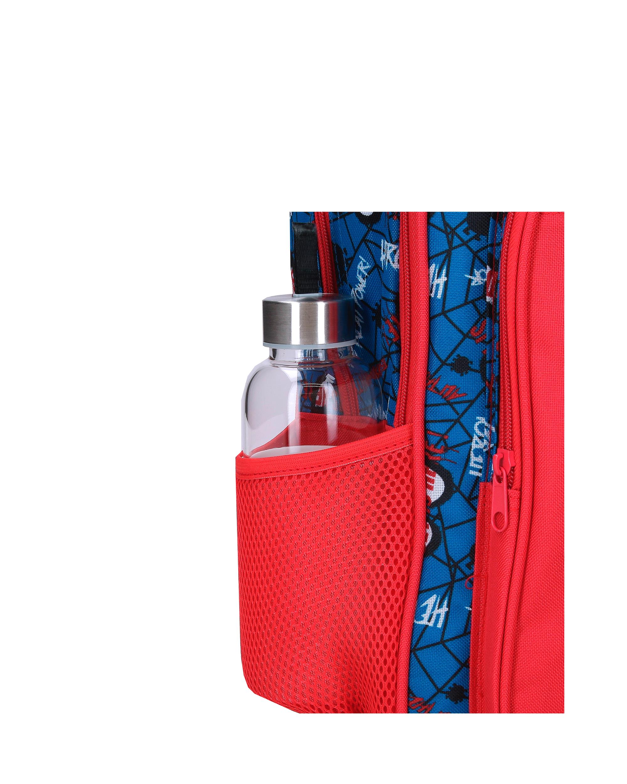 Mochila Authentic 40 Cm com Bolsos Laterais Vermelho-6