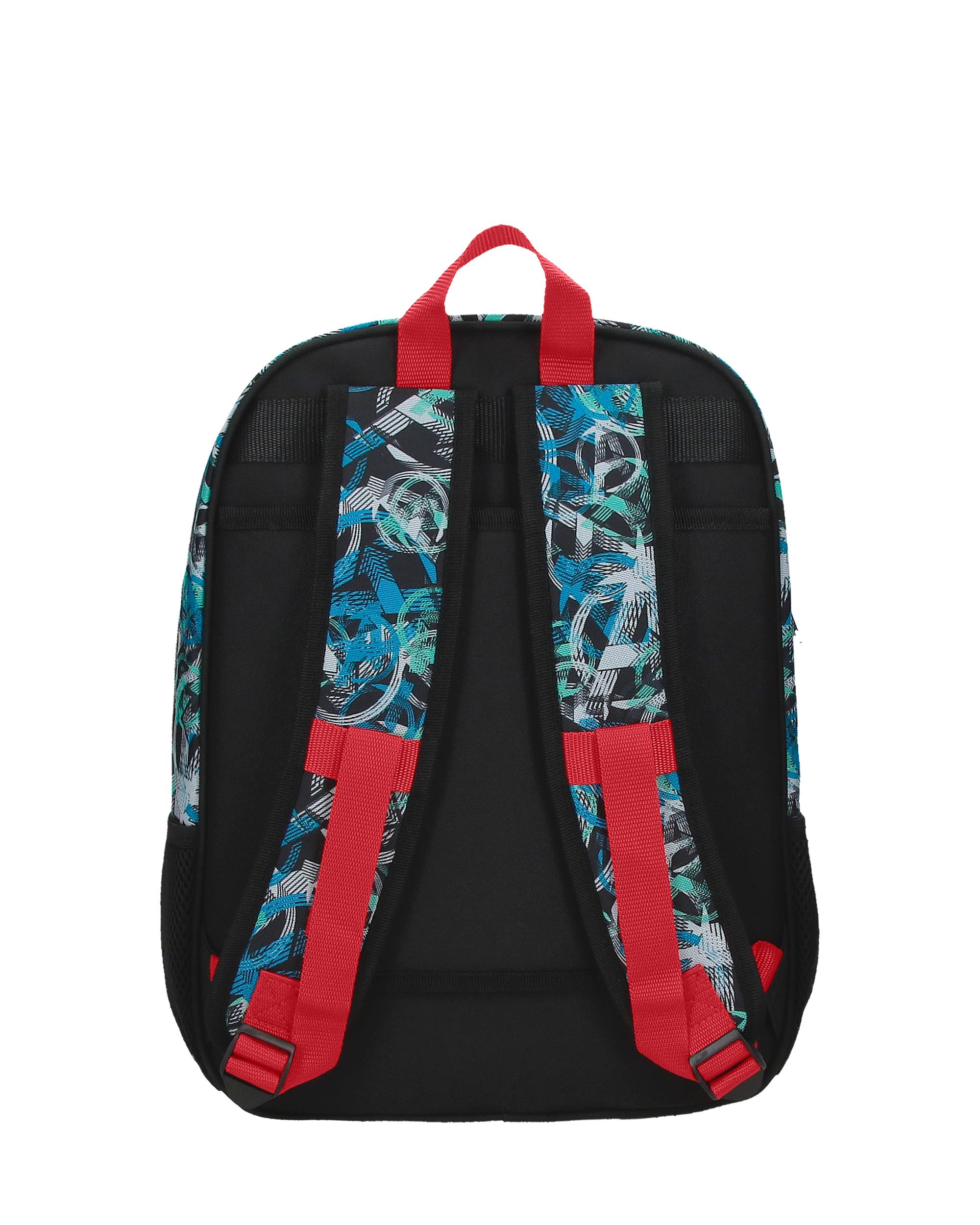 Mochila Shield 38 Cm com Bolsos Laterais Preto-3