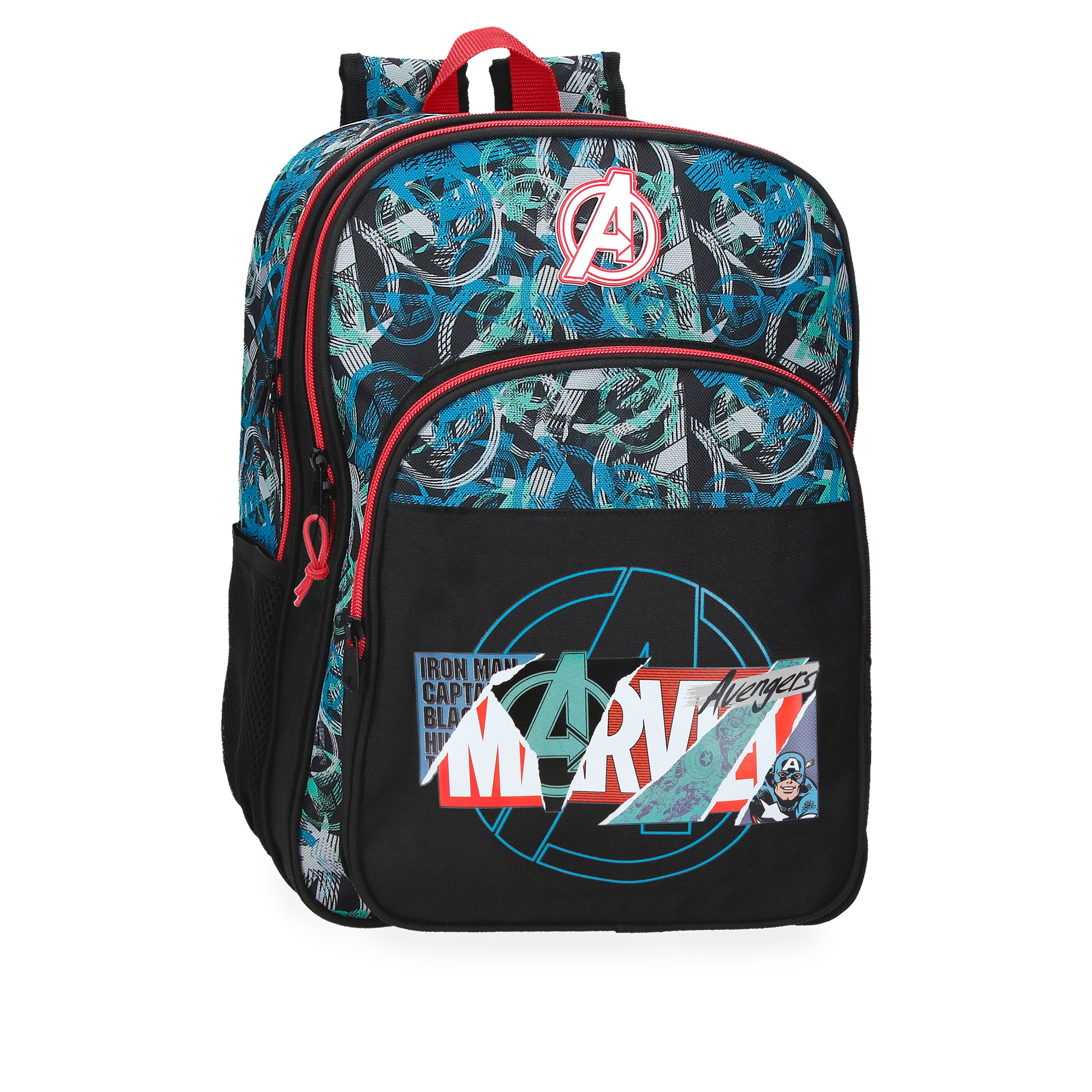 Mochila Shield 2 Compartimentos E Bolsos Laterais Preto-1