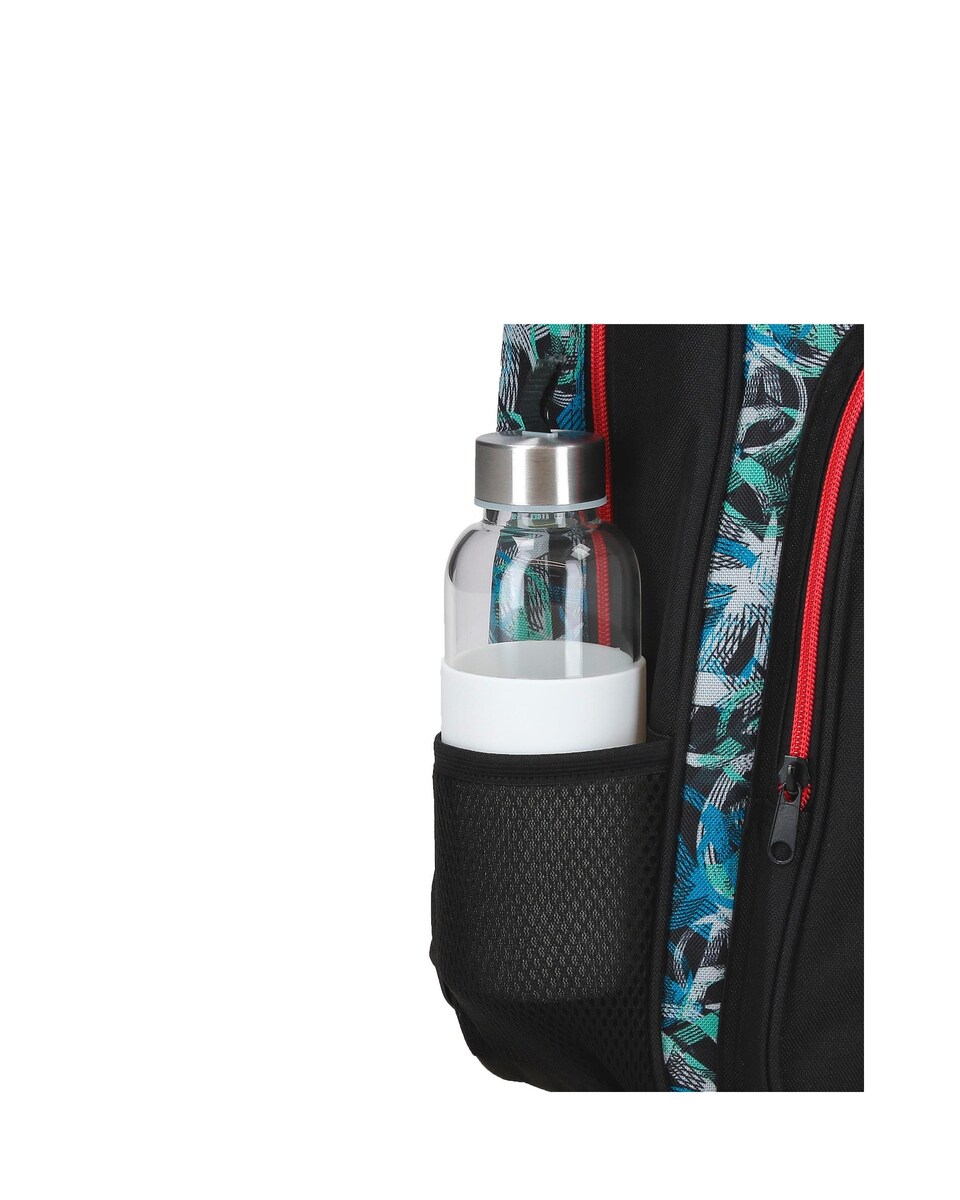 Mochila Shield 2 Compartimentos E Bolsos Laterais com Carro Preto-5