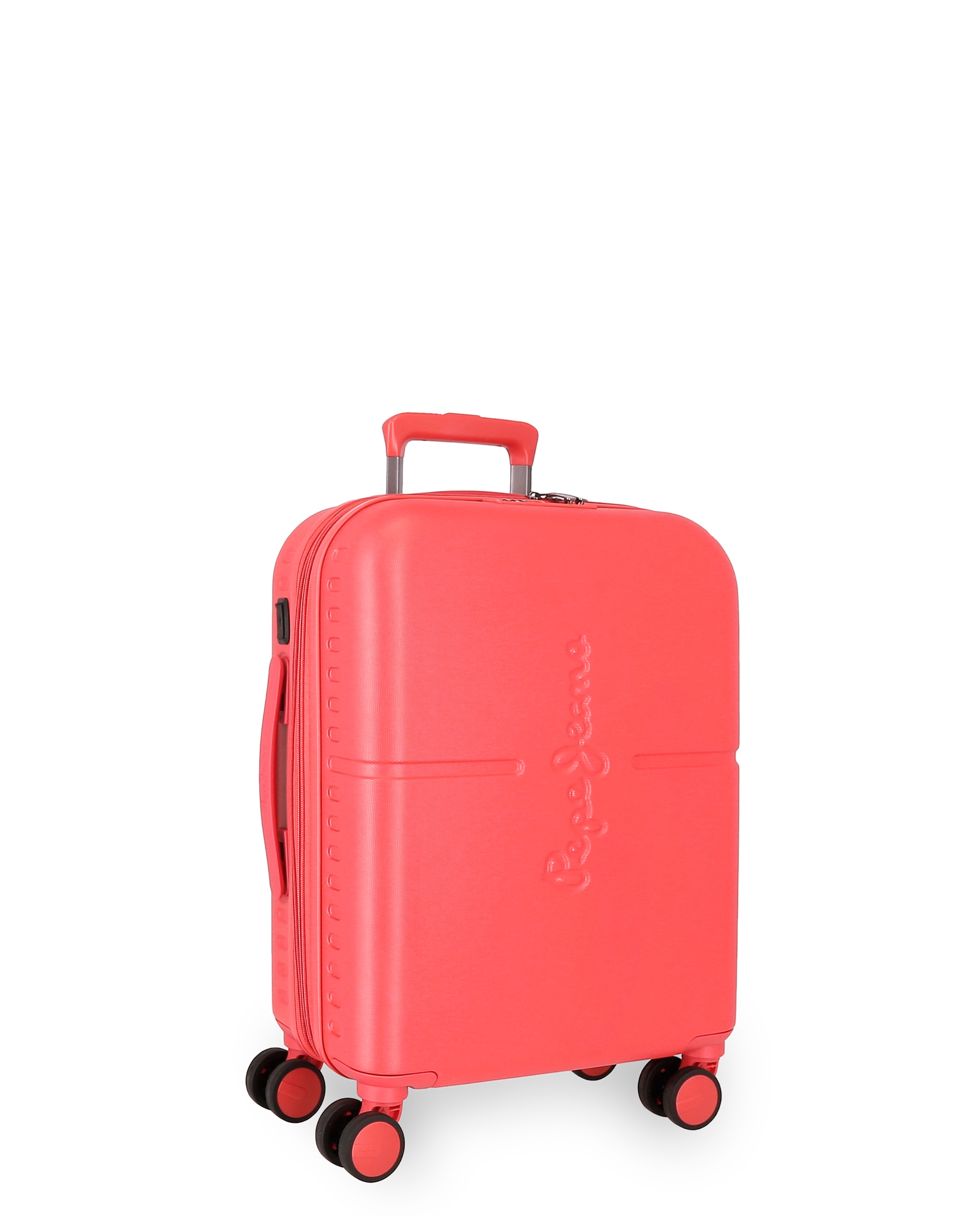 Mala de Cabine Highlight Rígida Expansível com Capacidade de 37l Vermelho-telha-1