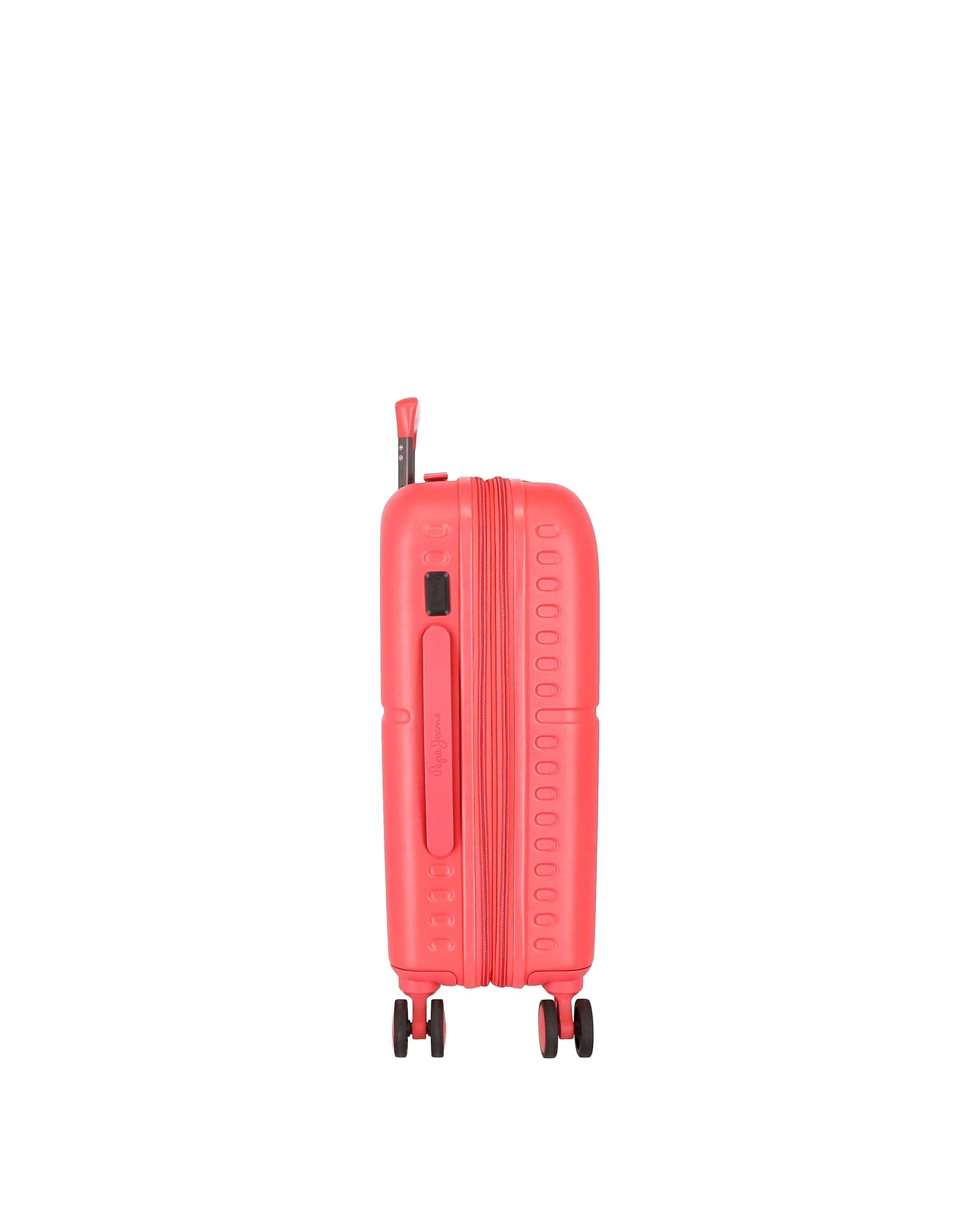 Mala de Cabine Highlight Rígida Expansível com Capacidade de 37l Vermelho-telha-2