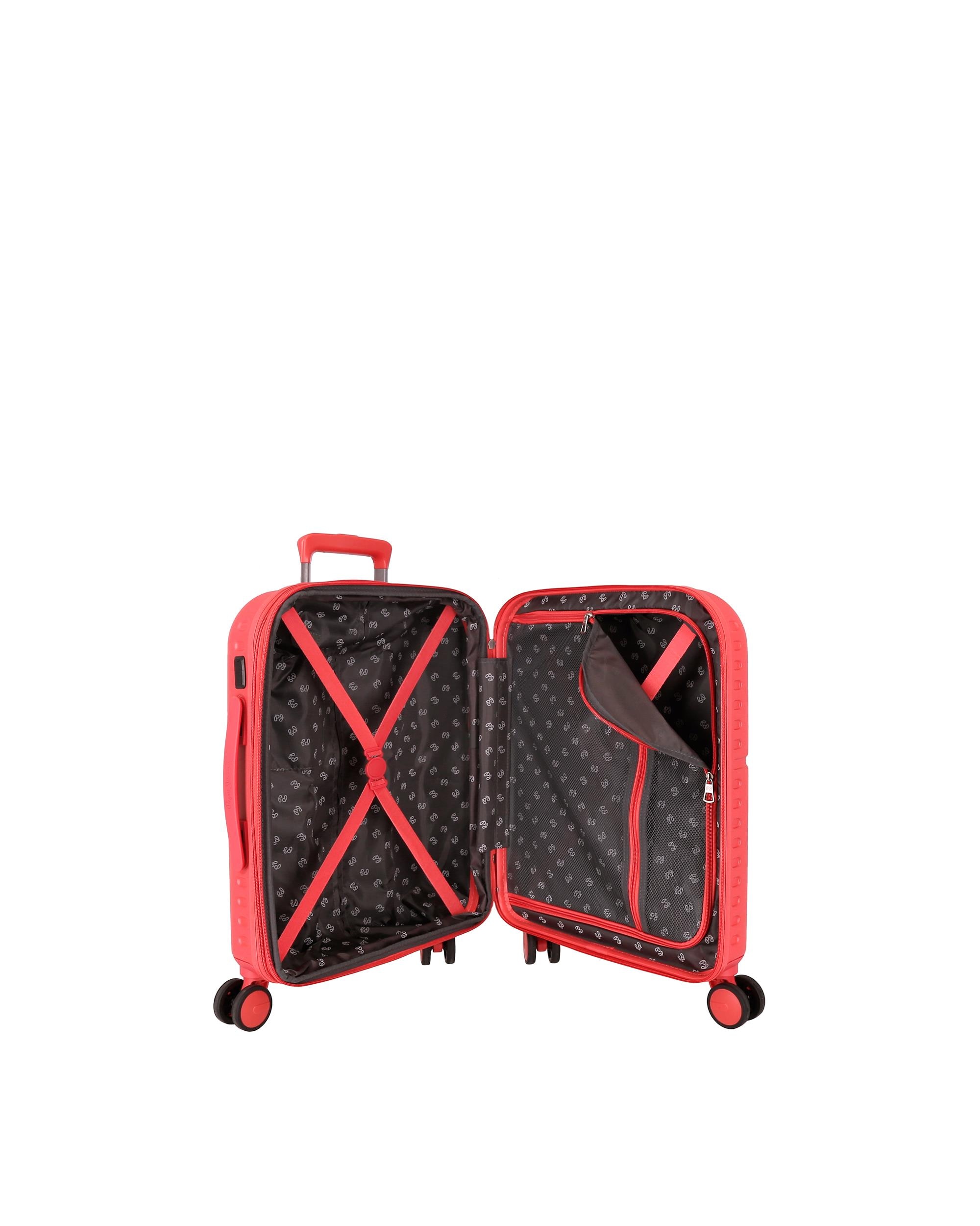 Mala de Cabine Highlight Rígida Expansível com Capacidade de 37l Vermelho-telha-5