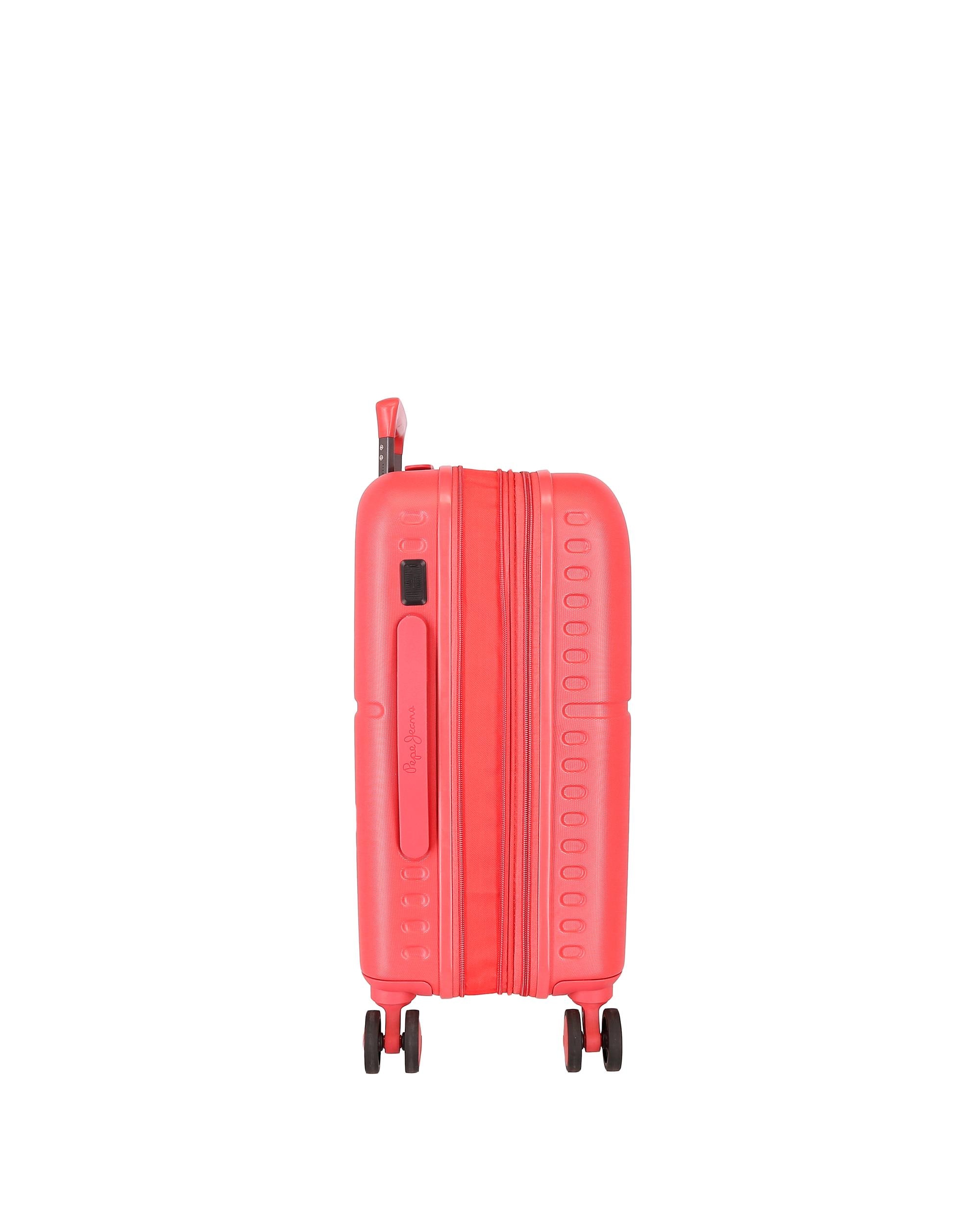 Mala de Cabine Highlight Rígida Expansível com Capacidade de 37l Vermelho-telha-6