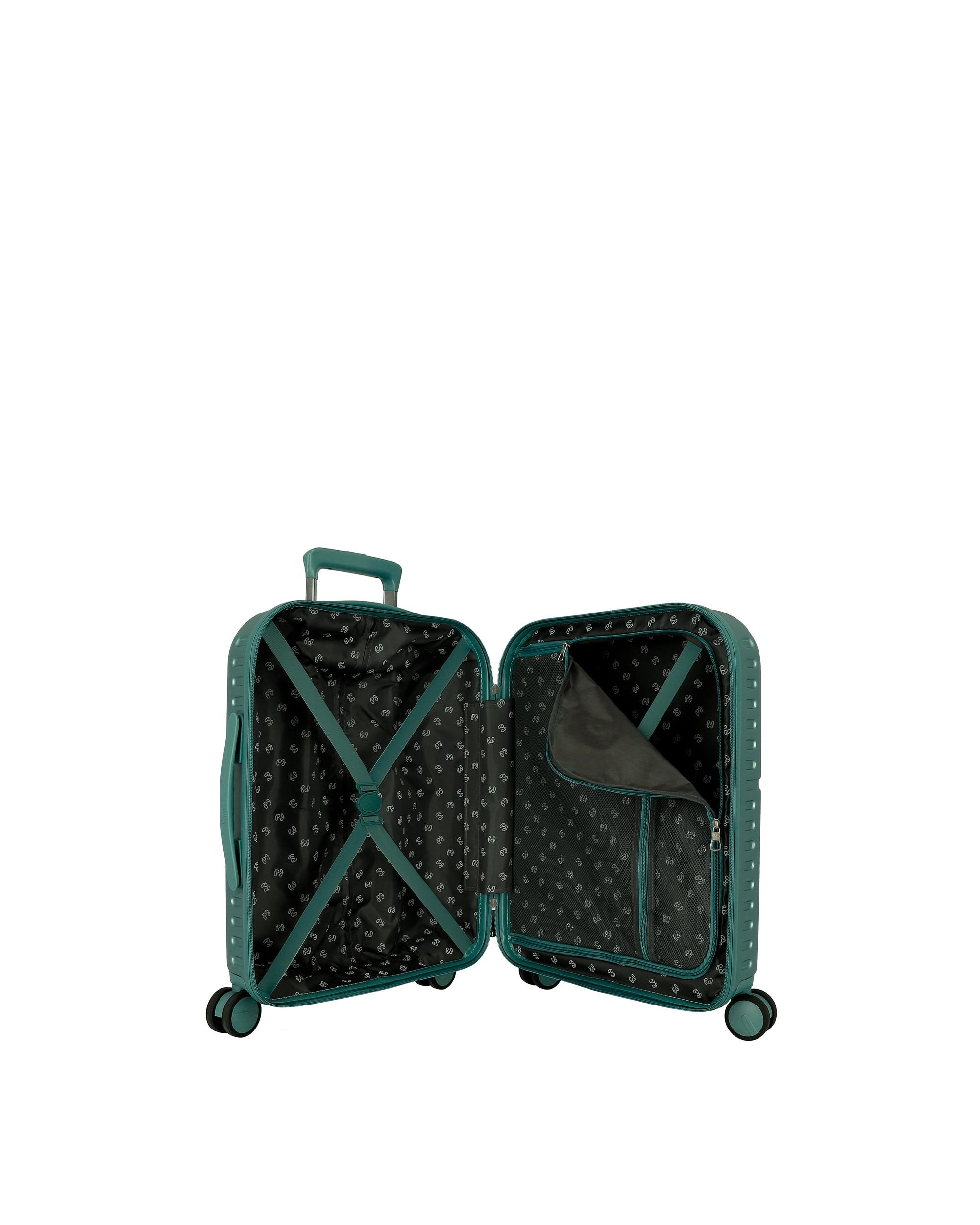 Mala de Cabine Highlight Rígida com Capacidade de 37l Azul-acinzentado-5