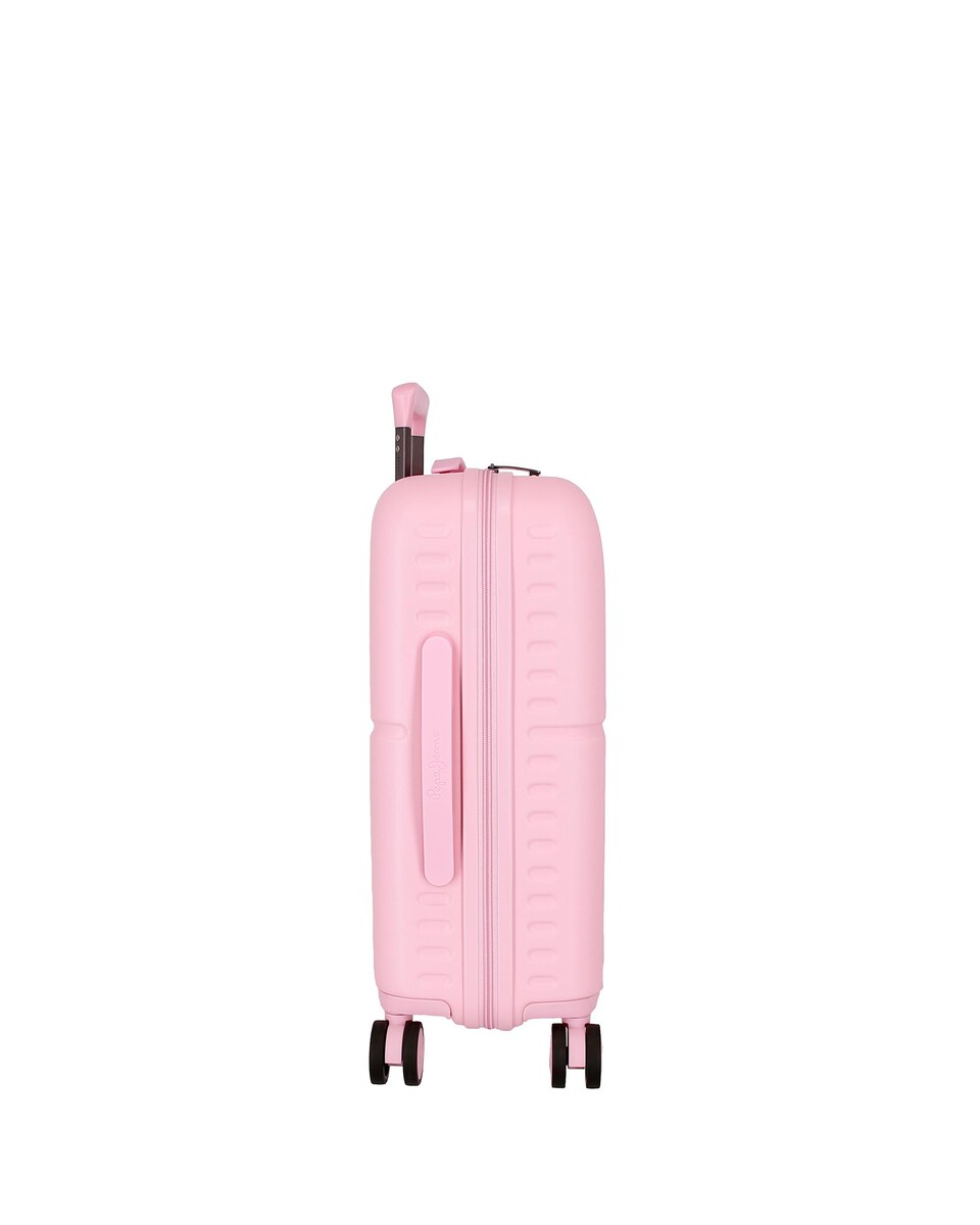 Mala de Cabine Highlight Rígida Expansível com Capacidade de 37l Rosa-claro-2