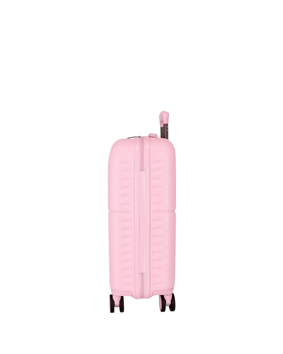 Mala de Cabine Highlight Rígida Expansível com Capacidade de 37l Rosa-claro-4