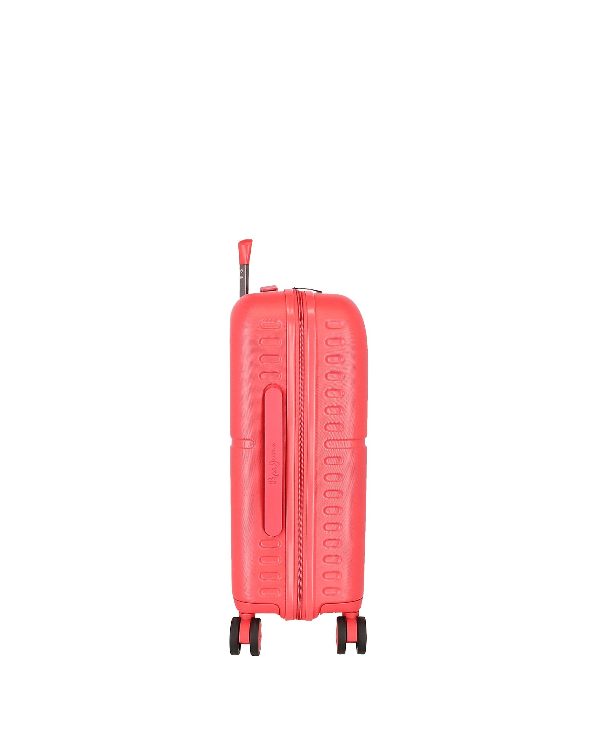 Mala de Cabine Highlight Rígida com Capacidade de 37l Vermelho-2