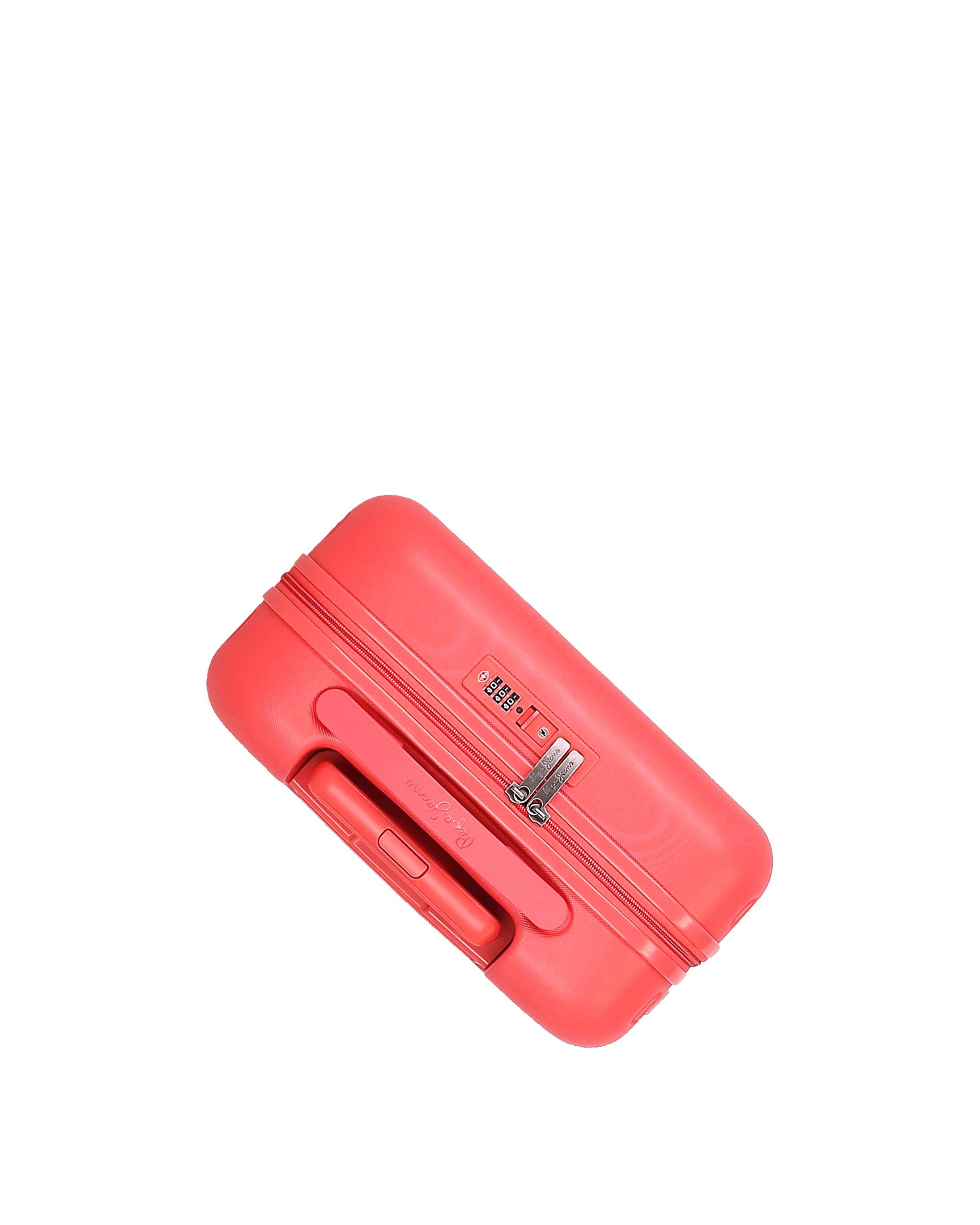 Mala de Cabine Highlight Rígida com Capacidade de 37l Vermelho-6