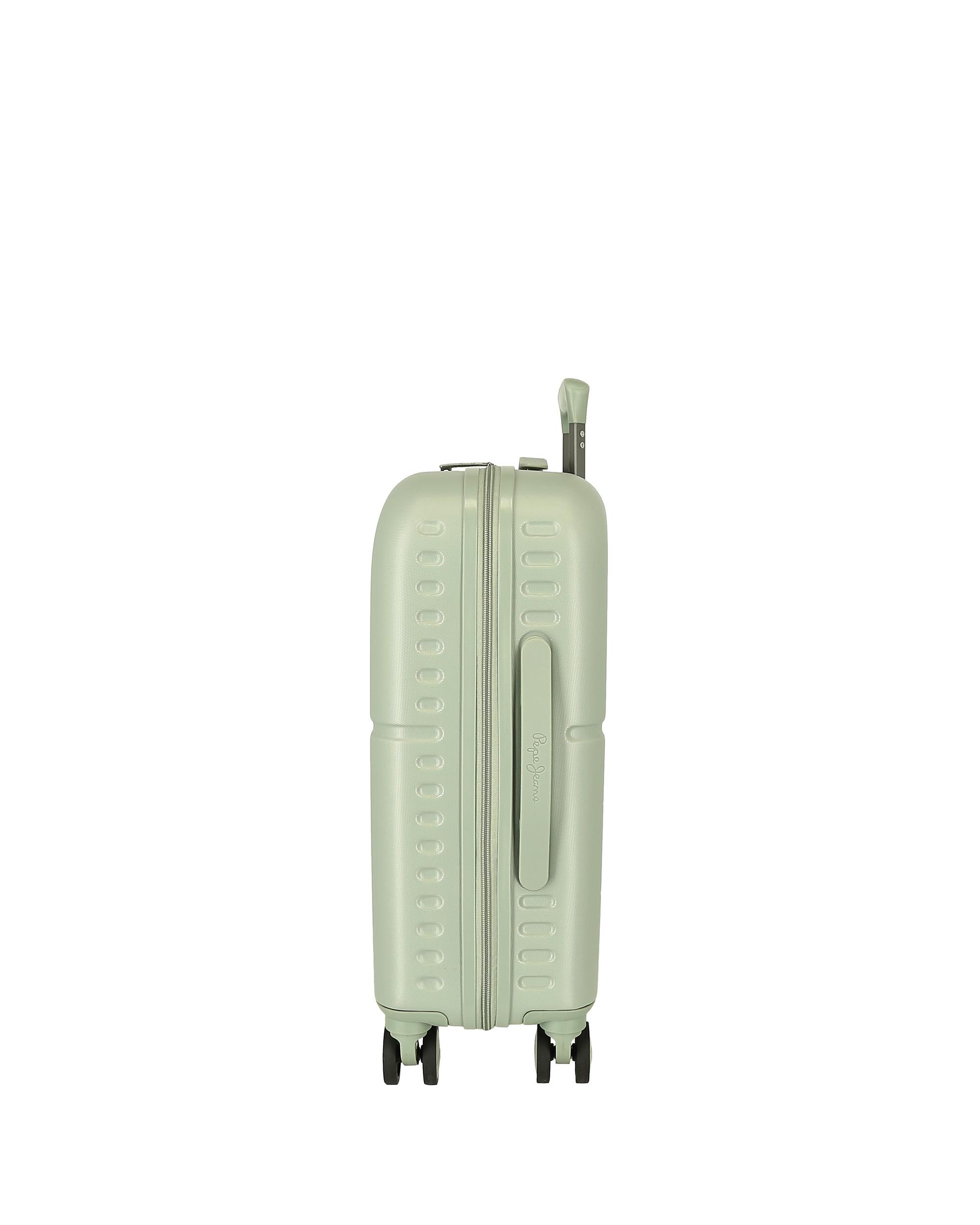Mala de Cabine Accent Rígida Expansível com Capacidade de 37l Verde Água-4