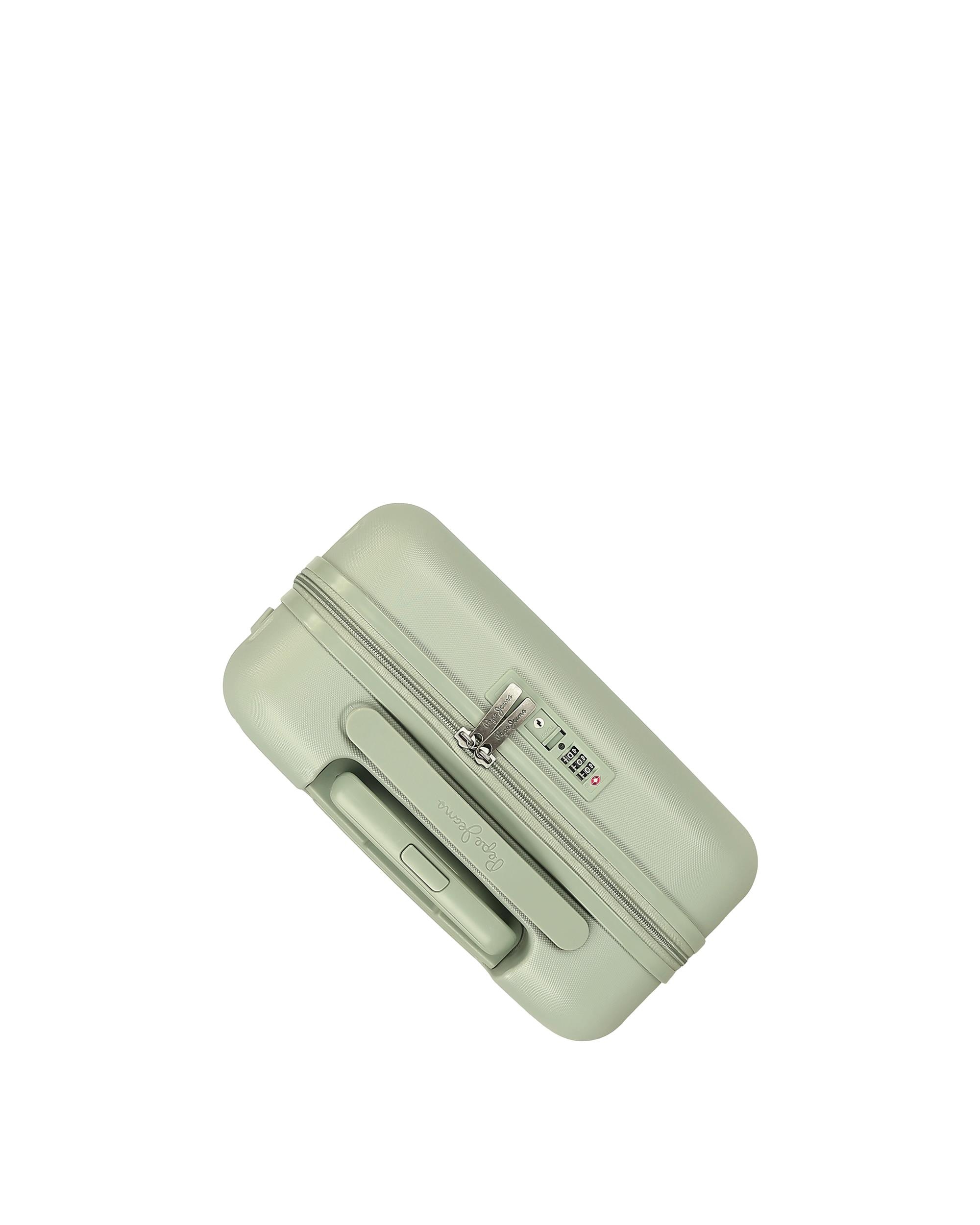 Mala de Cabine Accent Rígida Expansível com Capacidade de 37l Verde Água-6