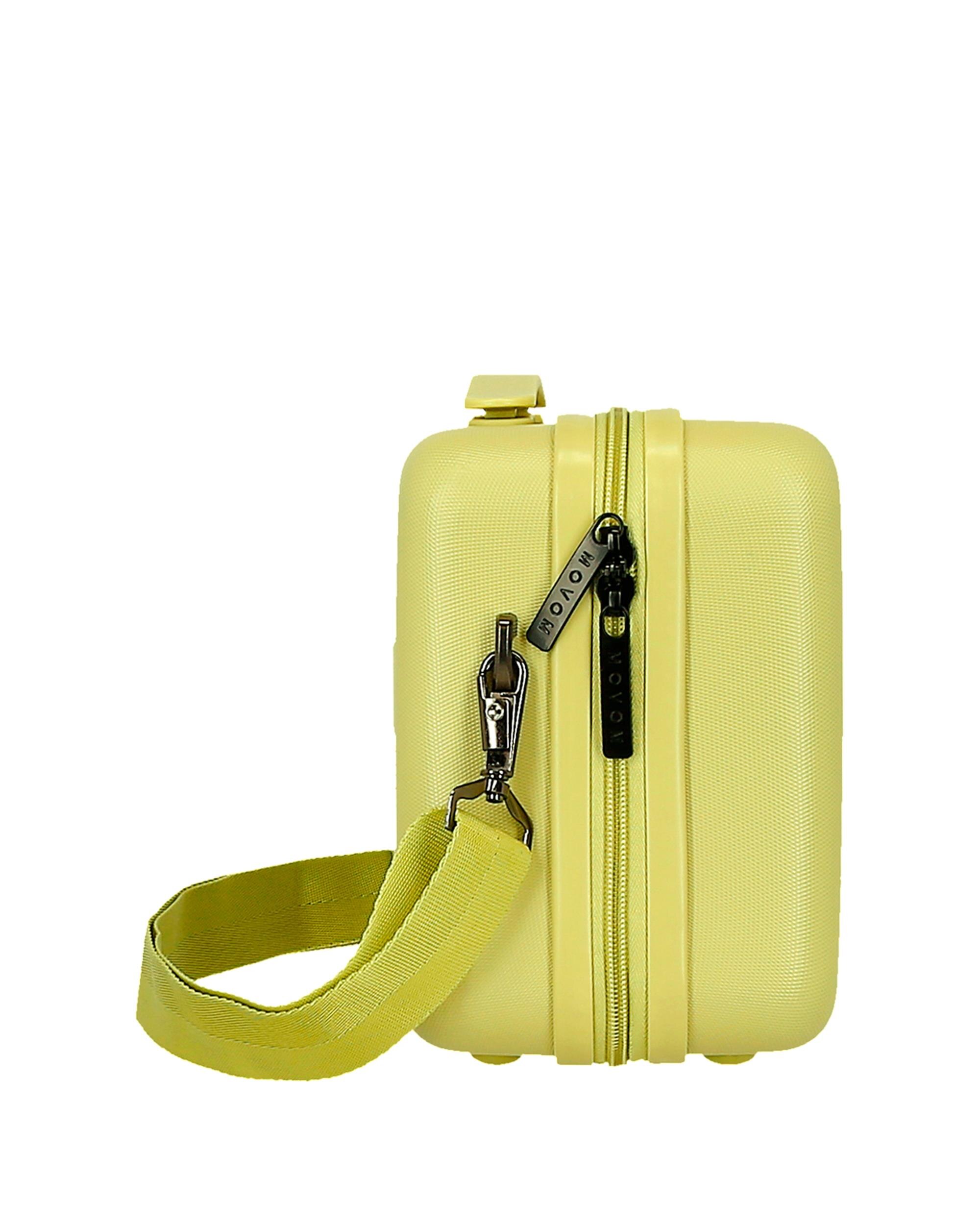 Necessaire Wood Rígido com Capacidade de 9l Amarelo-2