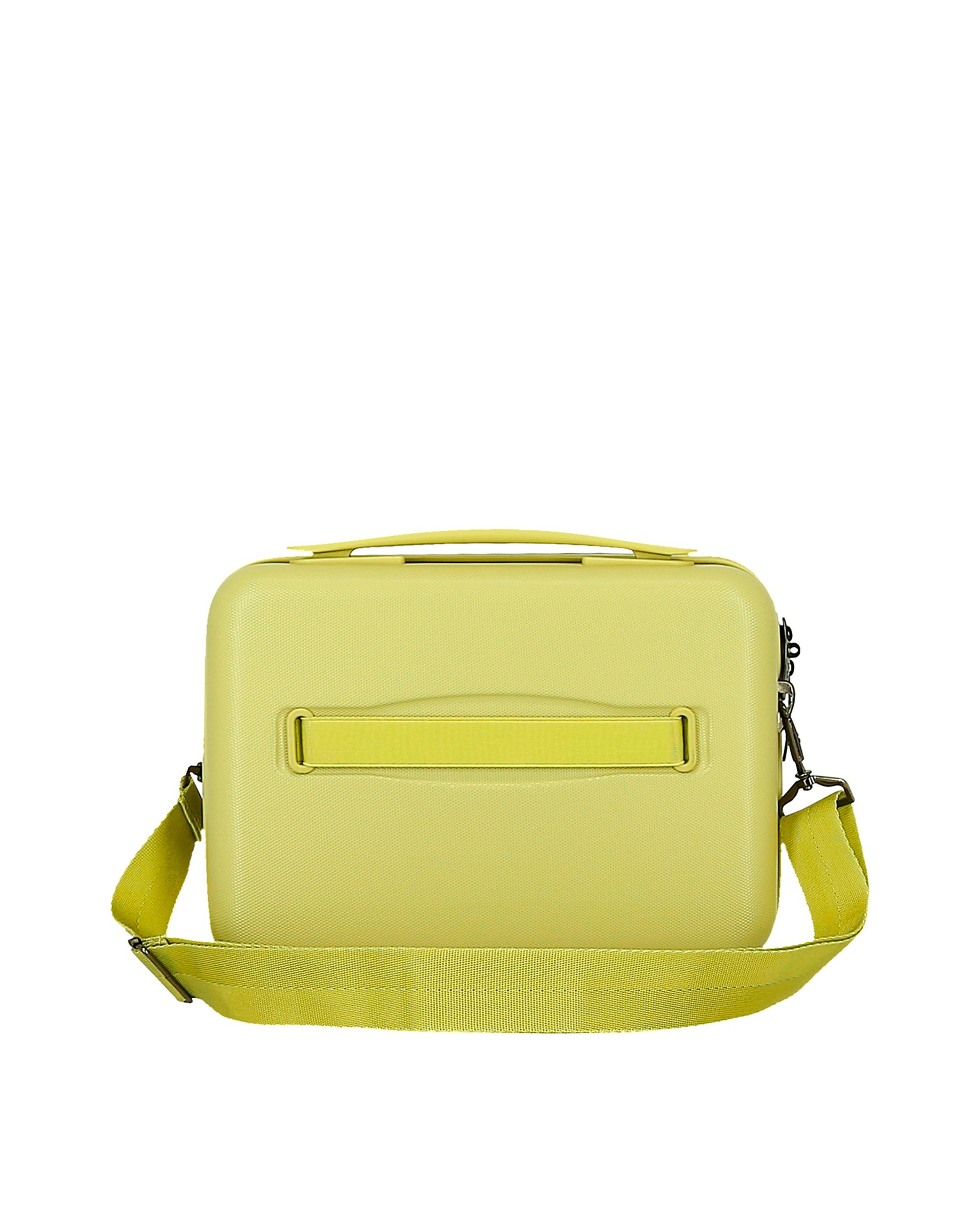 Necessaire Wood Rígido com Capacidade de 9l Amarelo-3