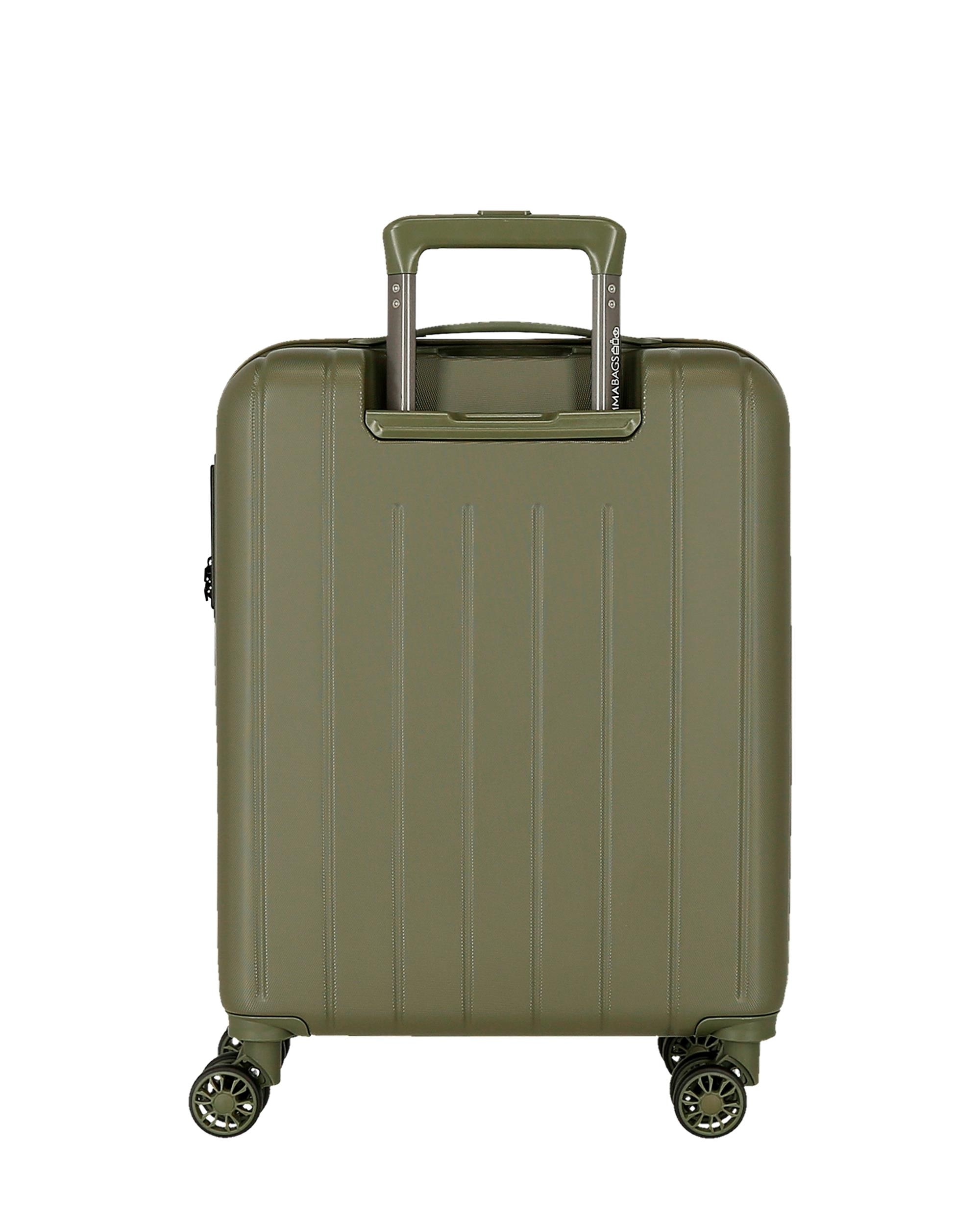 Mala de Cabine 55 Cm Movom Wood Abs com Capacidade de 37l Caqui/militar Verde-3