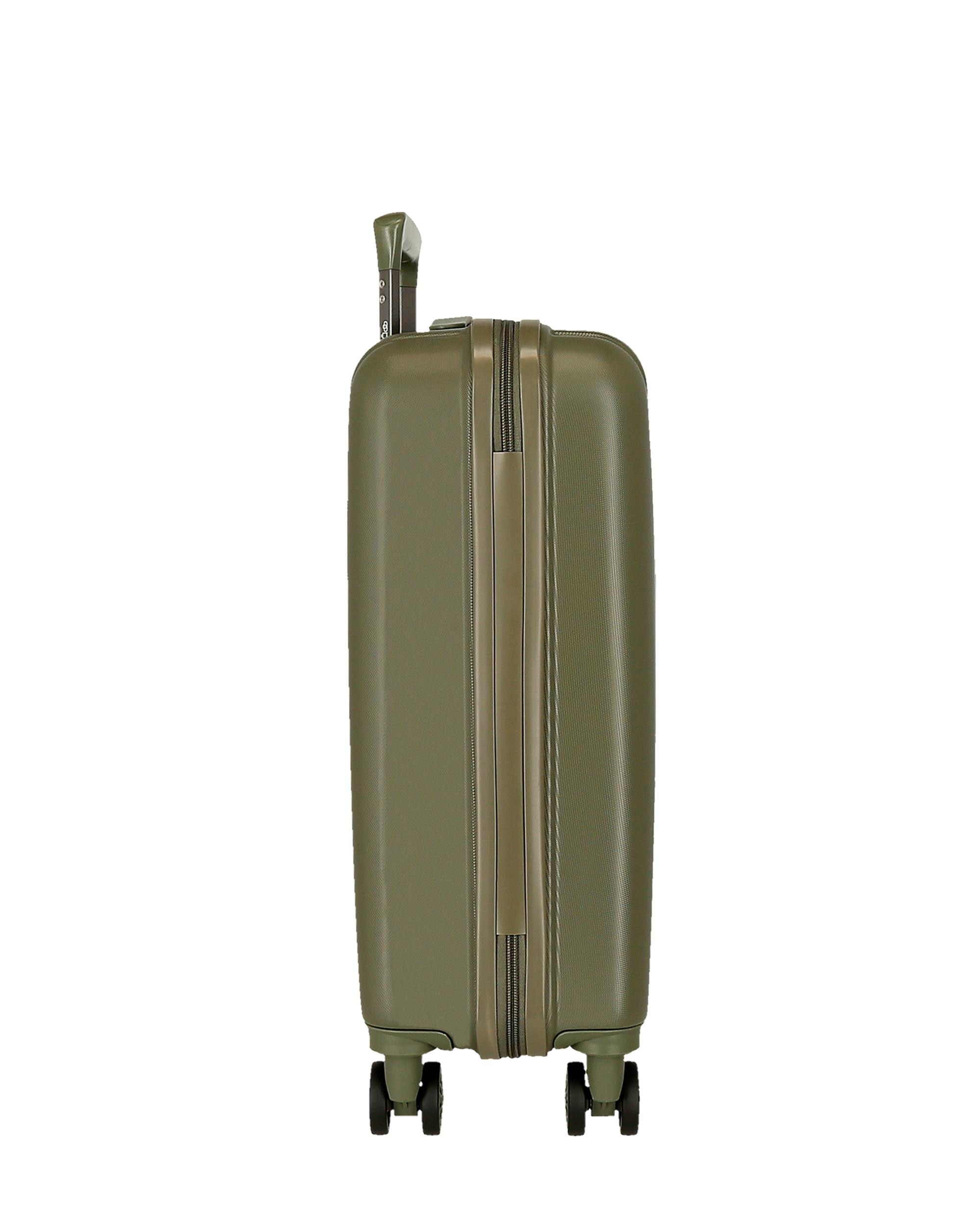 Mala de Cabine 55 Cm Movom Wood Abs com Capacidade de 37l Caqui/militar Verde-4