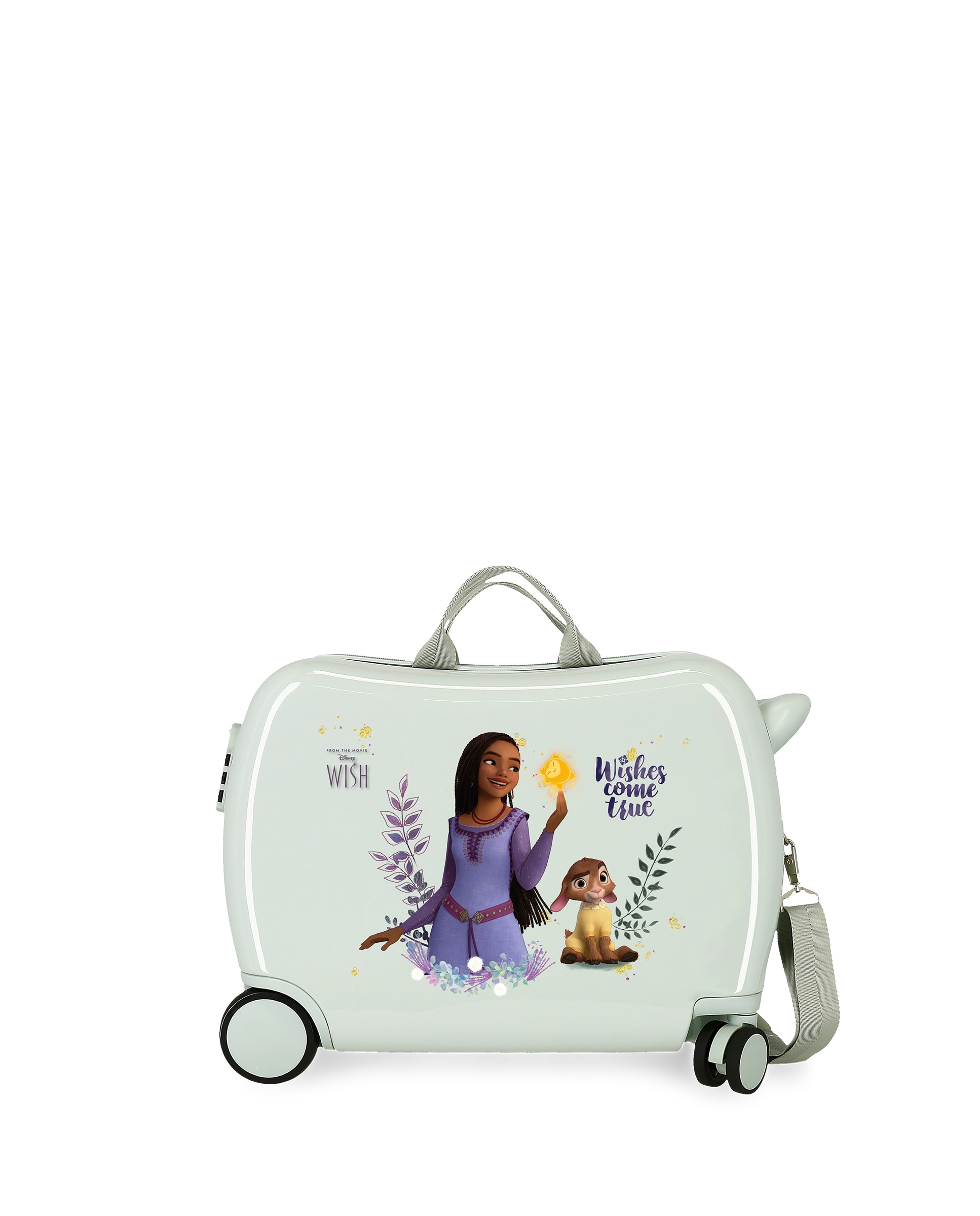Mala Infantil 2 Rodas Multidirecionais Wishes Come True Rígida com Capacidade de 34l Rosa-1