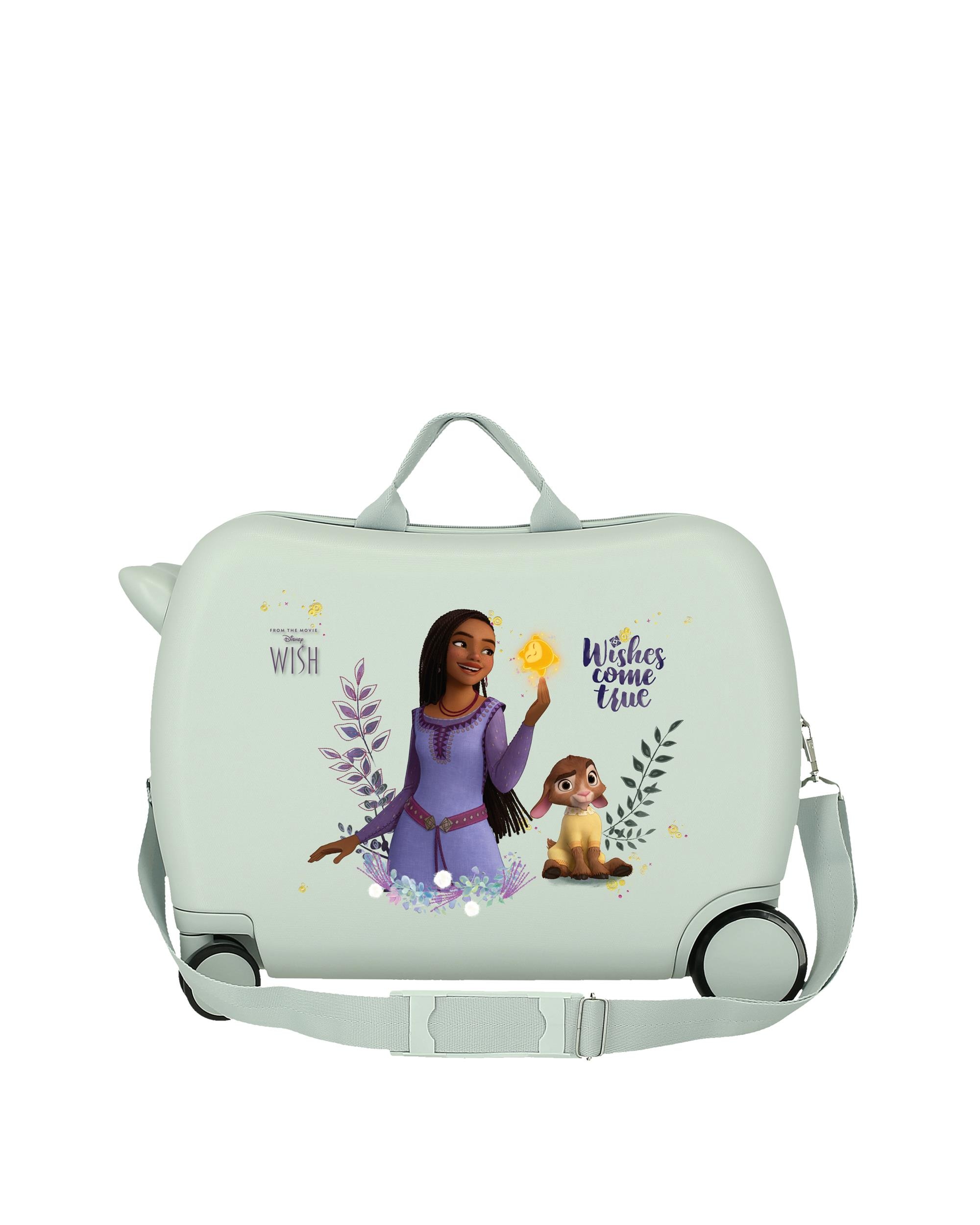 Mala Infantil 2 Rodas Multidirecionais Wishes Come True Rígida com Capacidade de 34l Rosa-3