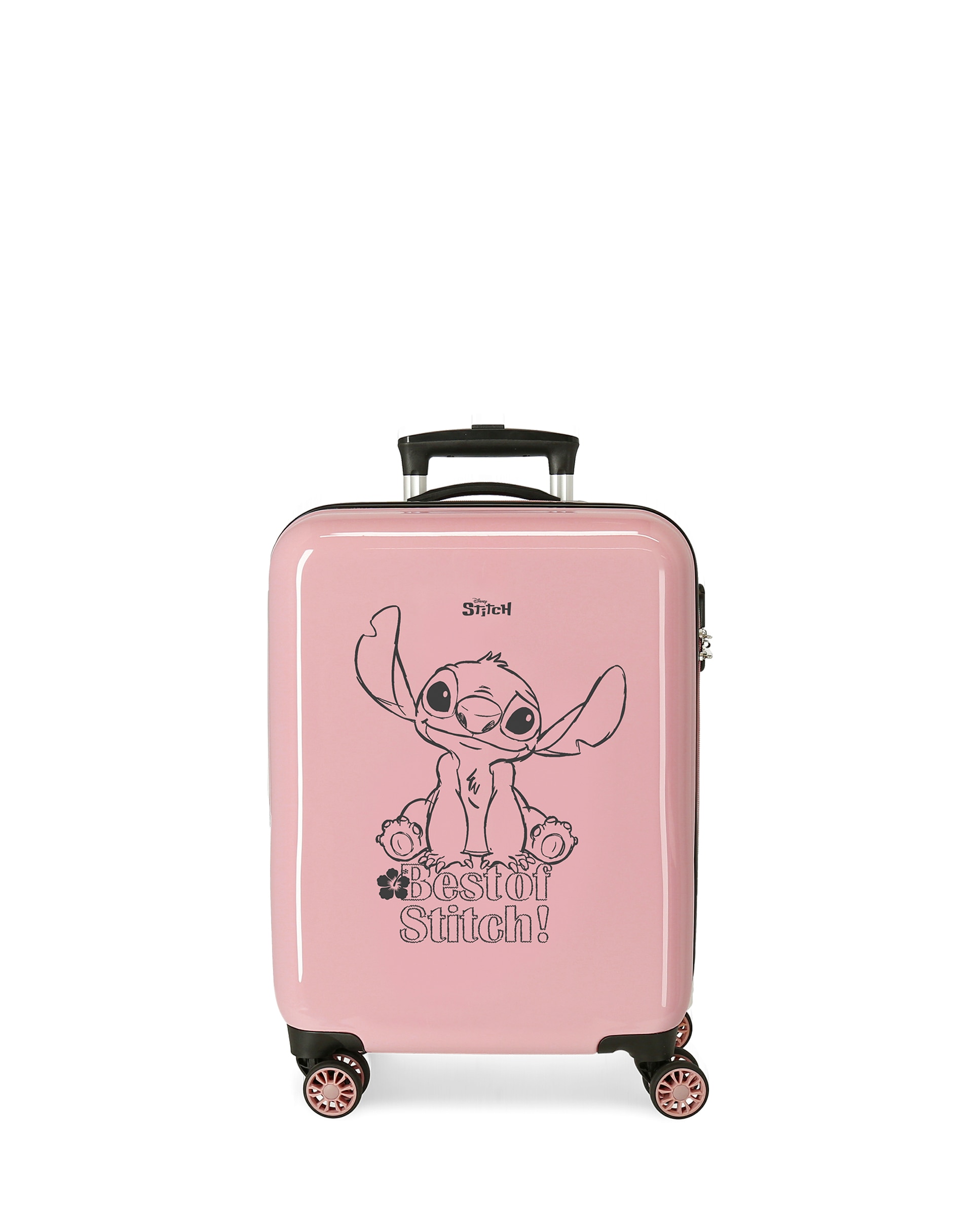 Mala de Cabine Best Of Stitch com Capacidade de 34l Rosa-1