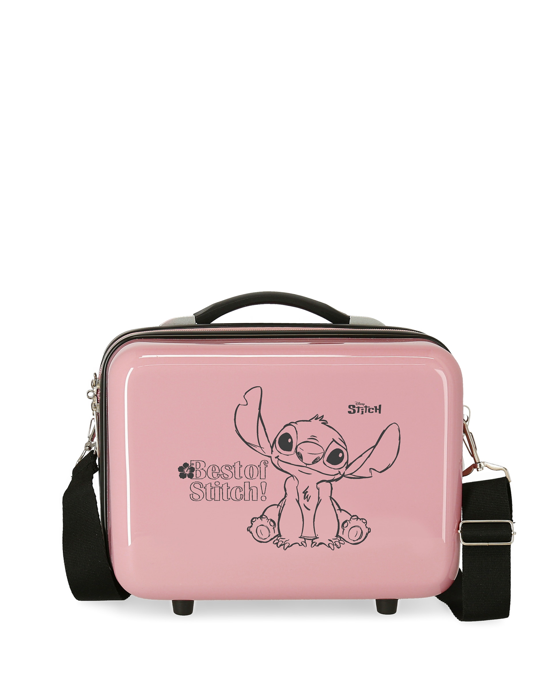 Necessaire em Abs Best Of Stitch com Capacidade de 9l Rosa-1