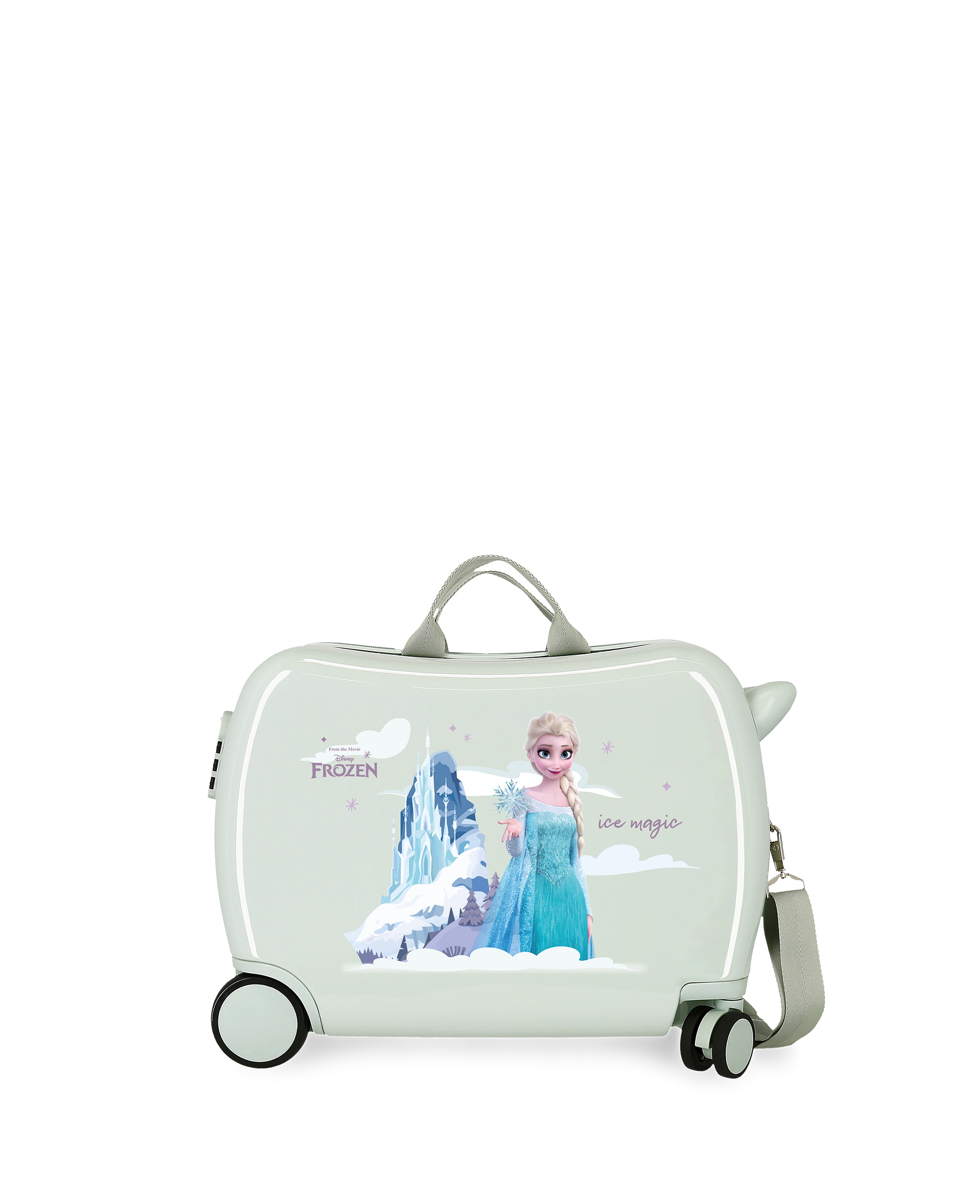Mala Infantil Arendelle Is Magic 2 Rodas Multidirecionais com Capacidade de 34l Verde-1