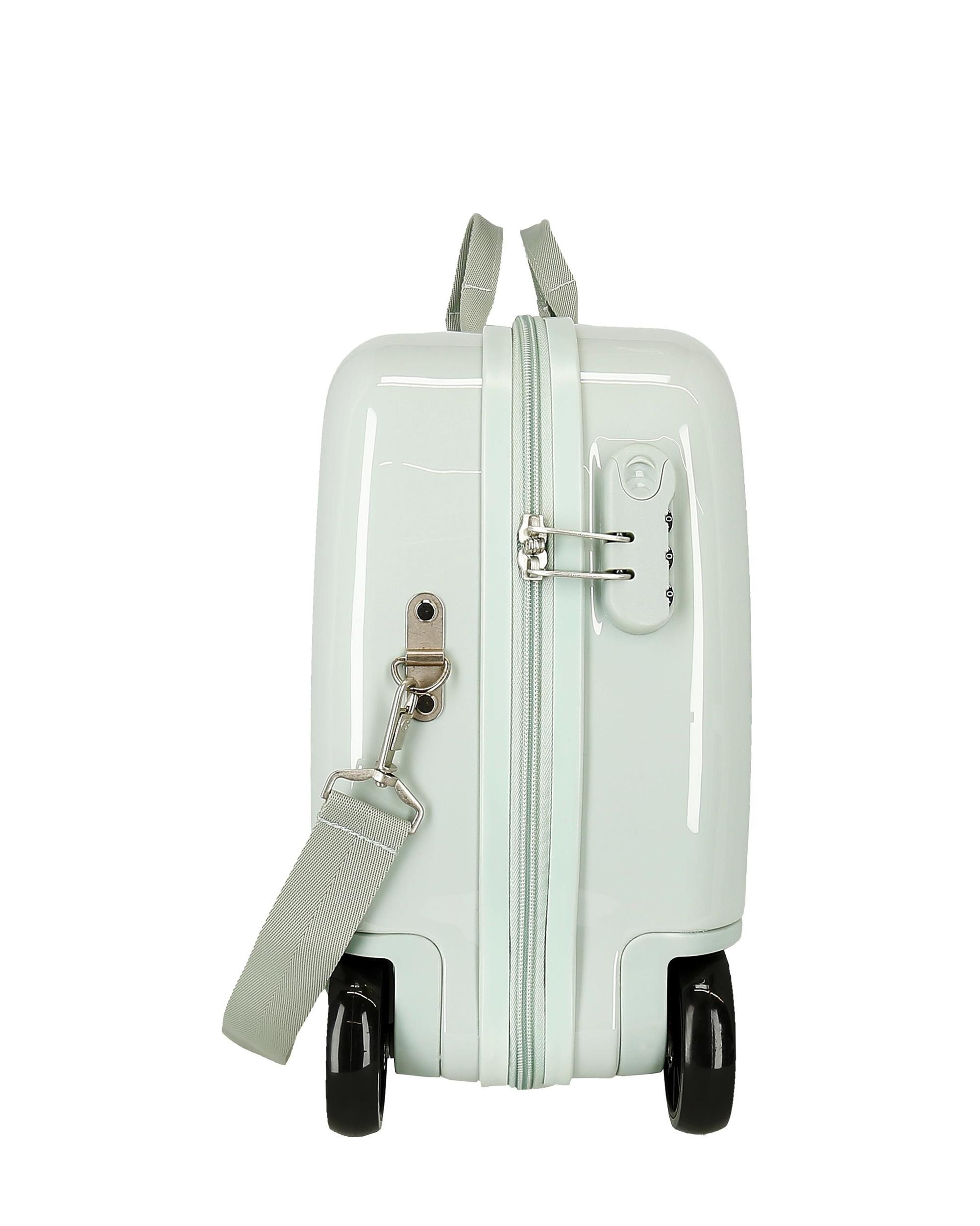 Mala Infantil com 2 Rodas Multidirecionais Minnie Wild Nature com Capacidade de 38l Verde-menta-2