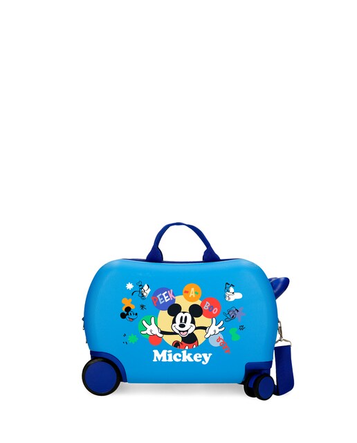 Imagem 0 de Mala Infantil 2 Rodas Multidirecionais Mickey Peek a Boo Rígida com Capacidade de 24l