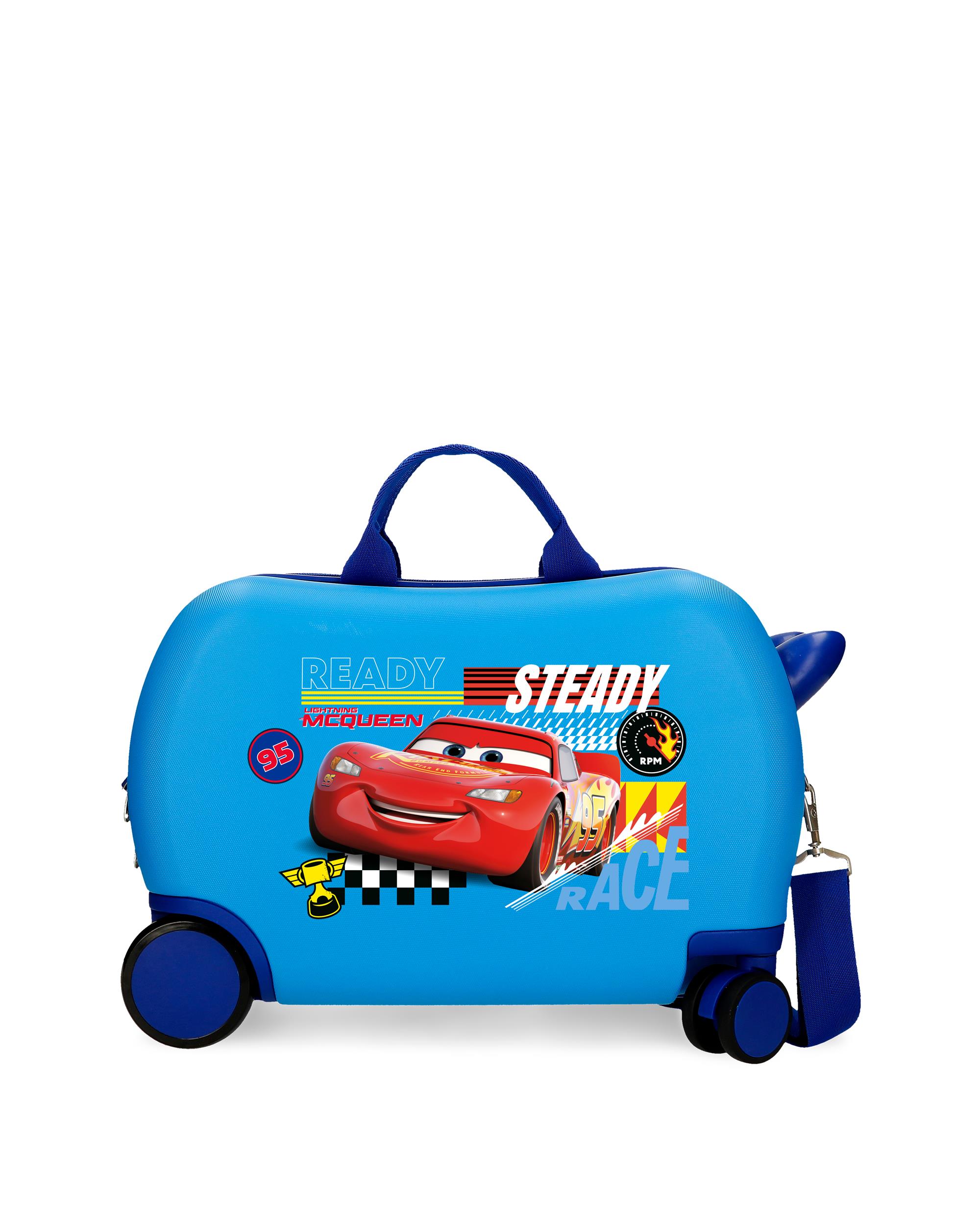 Imagem 0 de Mala Infantil 2 Rodas Multidirecionais Cars Lets Race Rígida com Capacidade de 24l