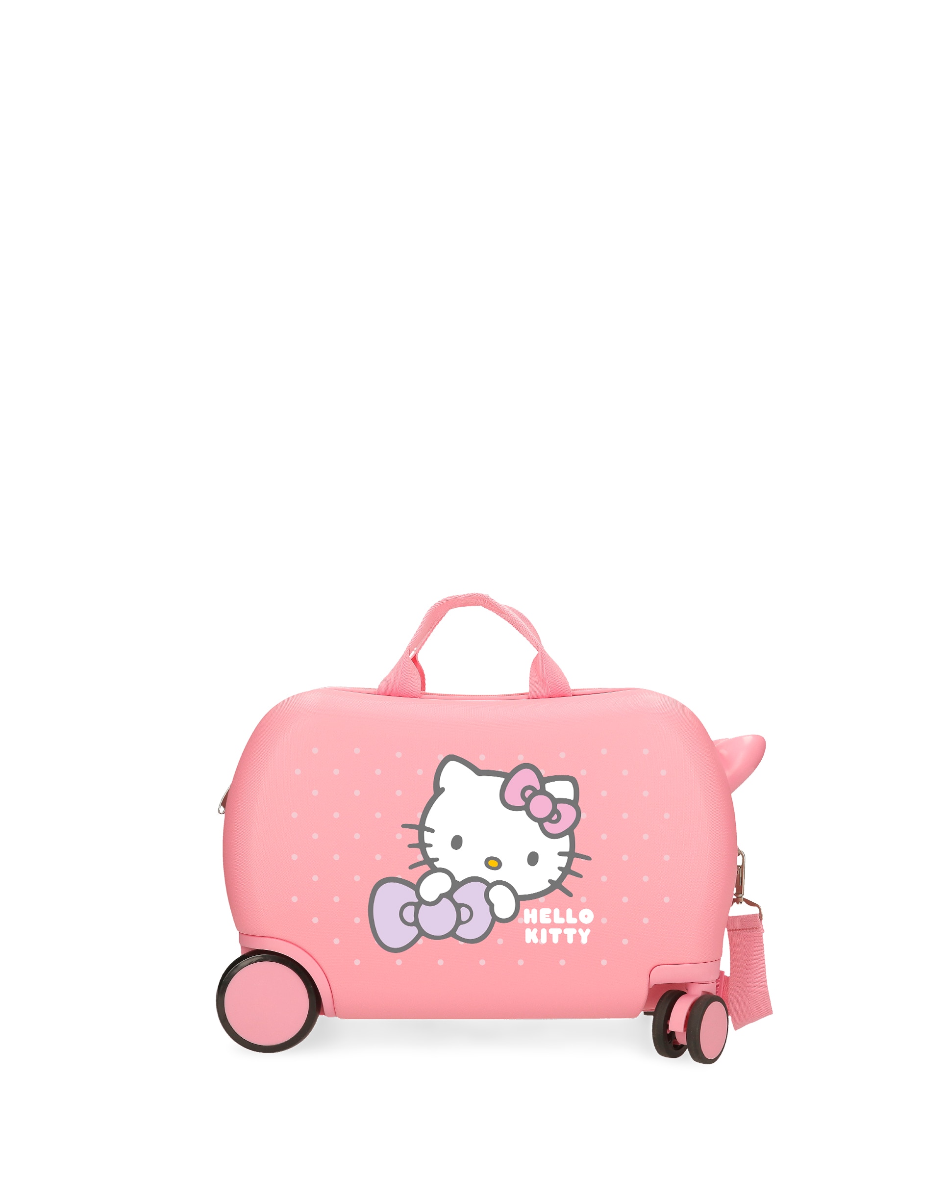 Mala Infantil 2 Rodas Multidirecionais My Favourite Bow com Capacidade de 24l em Rosa Rosa-1