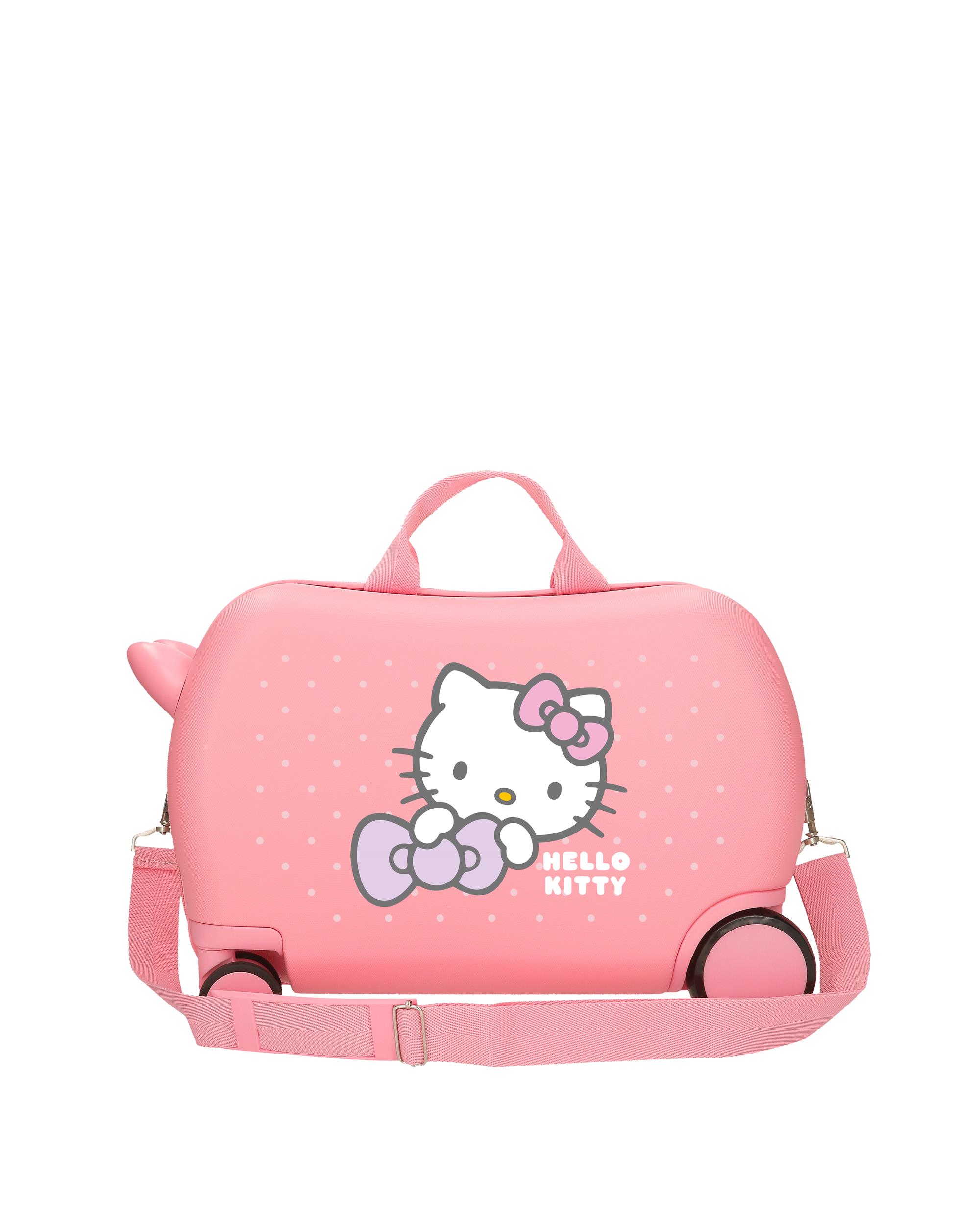 Mala Infantil 2 Rodas Multidirecionais My Favourite Bow com Capacidade de 24l em Rosa Rosa-3