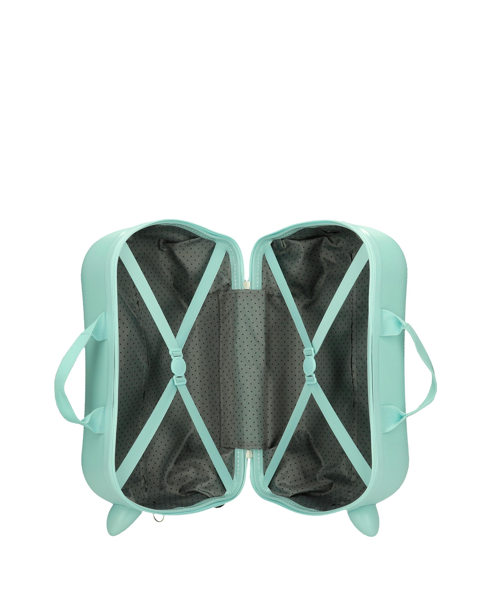 Mala Infantil 2 Rodas Multidirecionais Dumbo Fly com Capacidade de 24l Turquesa-5
