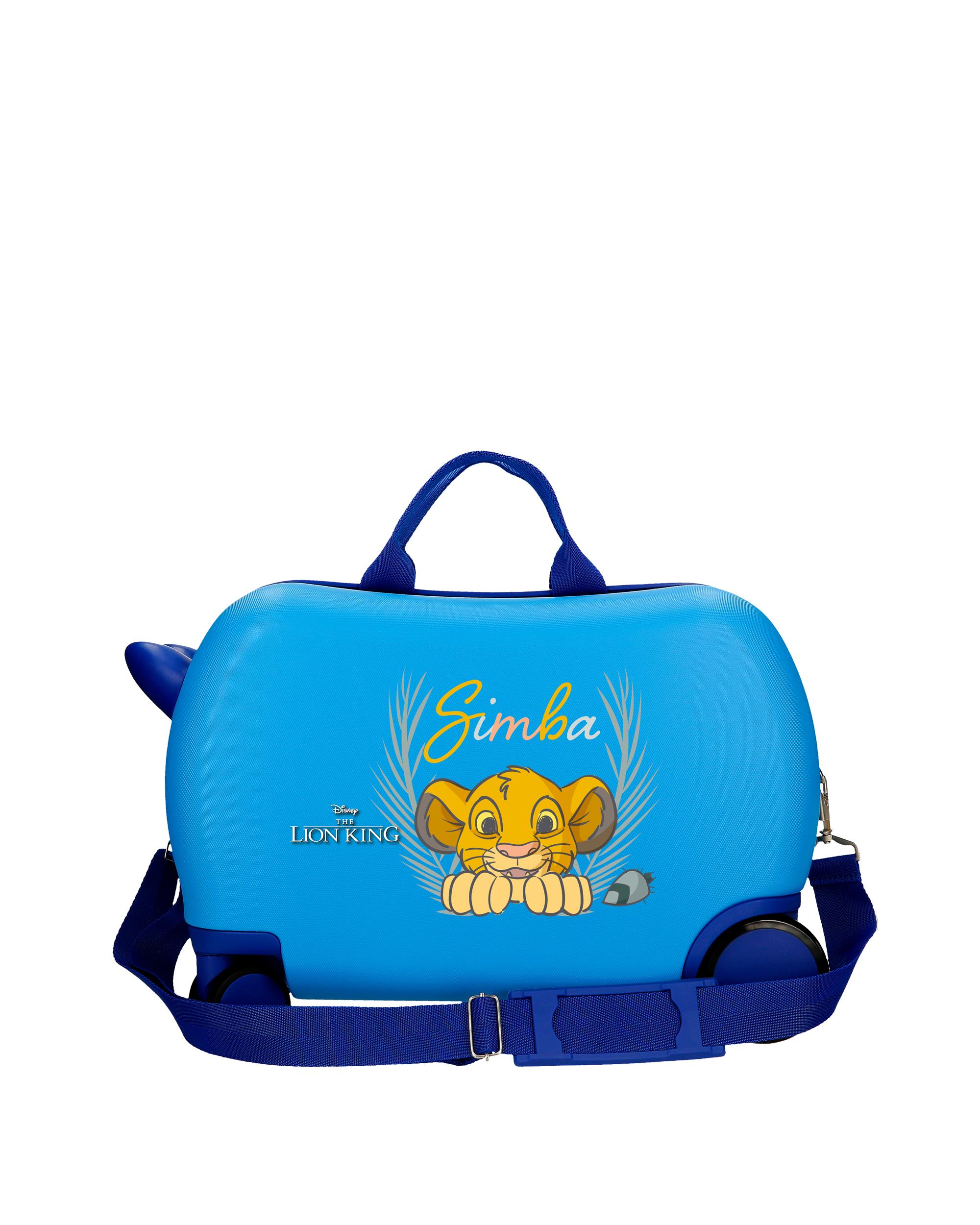 Mala Infantil 2 Rodas Multidirecionais Simba Camuflaged com Capacidade de 24l em Azul Azul-3