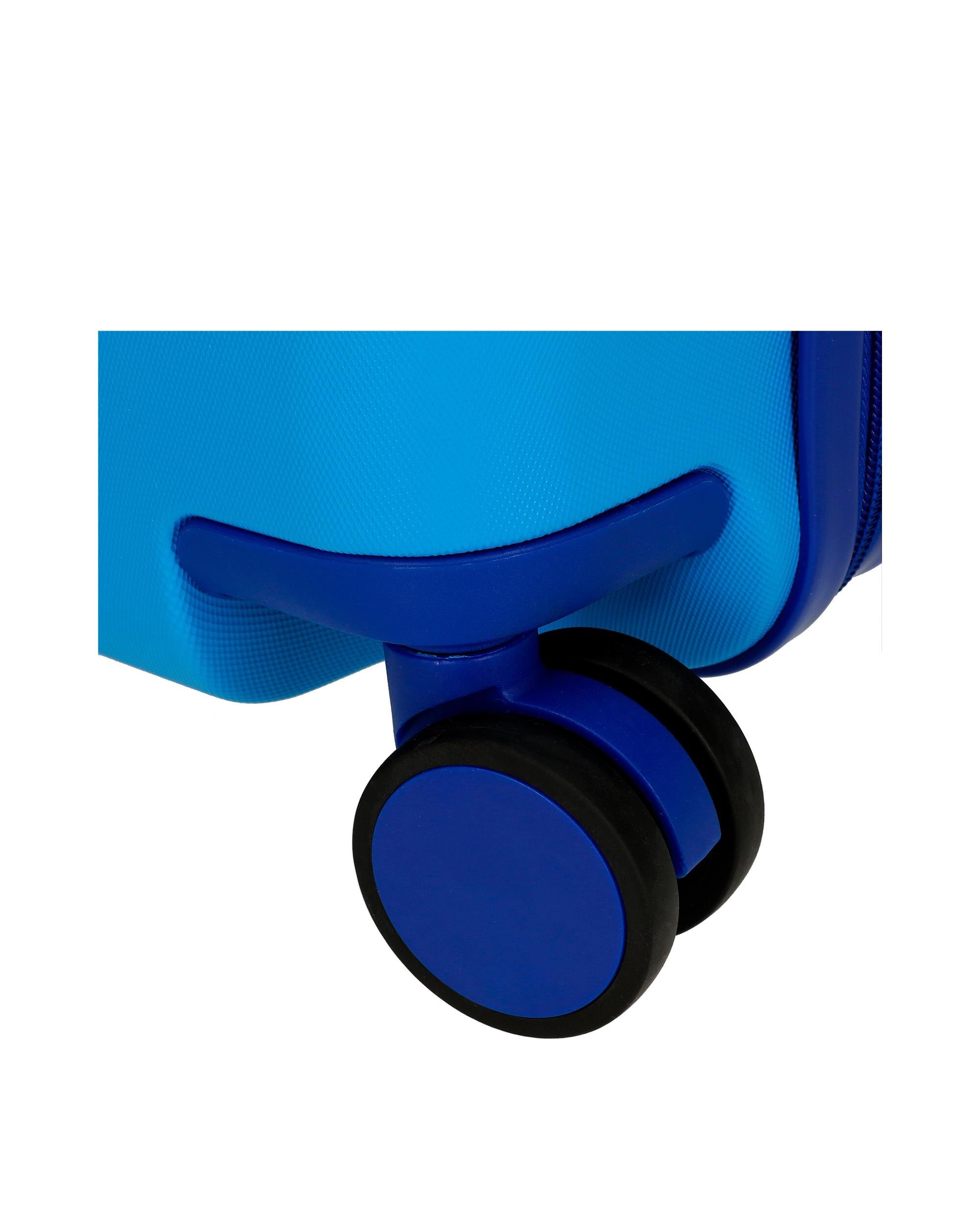 Mala Infantil 2 Rodas Multidirecionais Spiderman Vigilant com Capacidade de 24l em Azul Azul-6