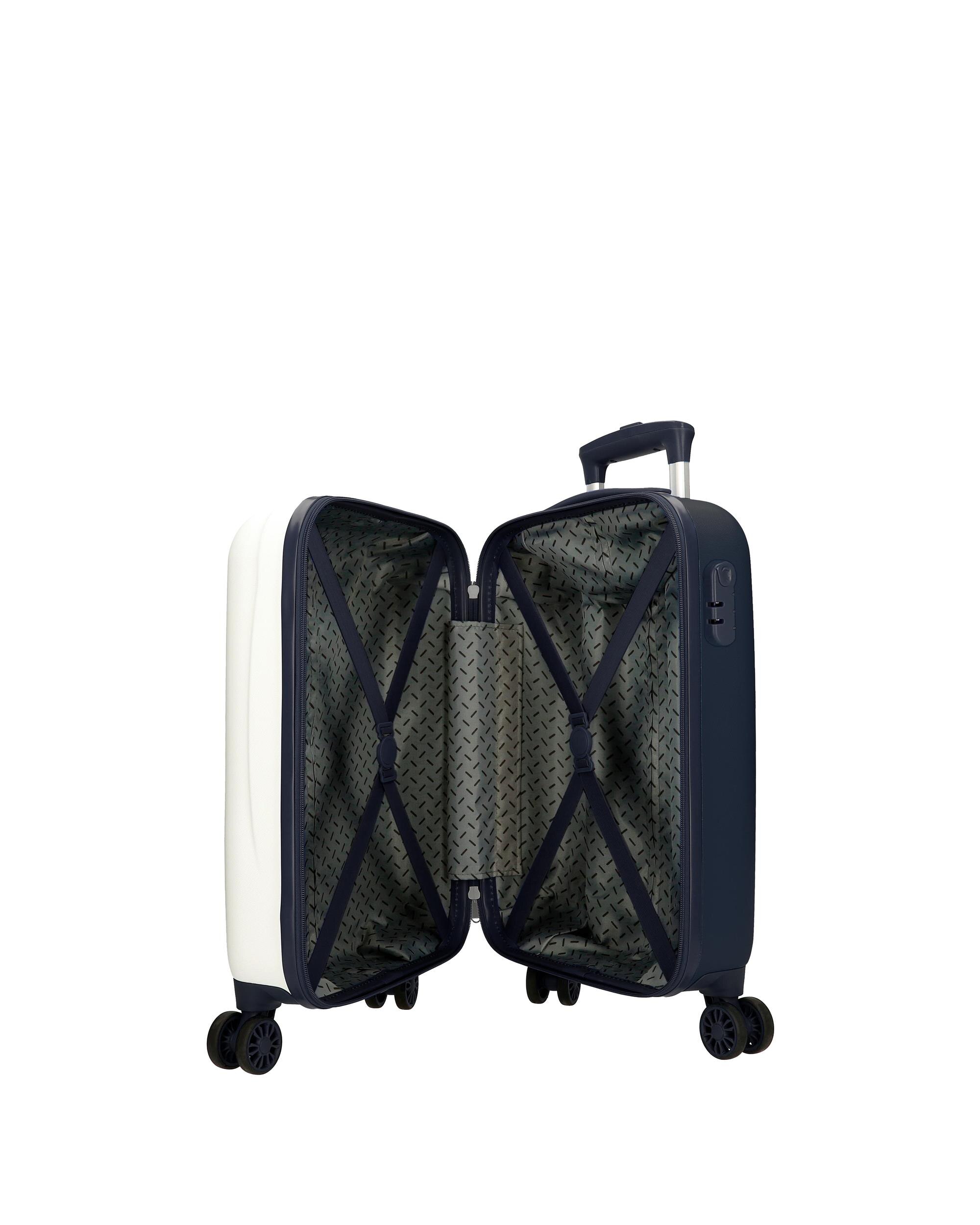 Mala de Cabine Power Of 3 Rígida com Capacidade de 28l Branco-5