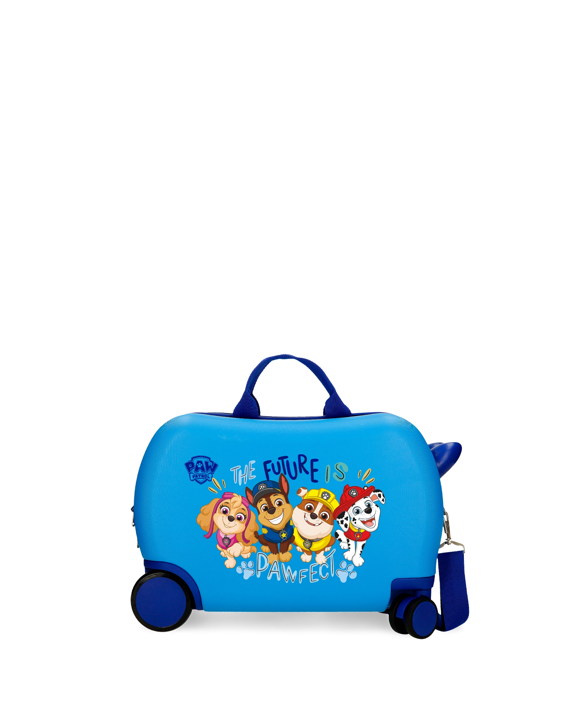 Maleta Infantil 2 Rodas Multidirecionais Paw Patrol Playful Outdoors com Capacidade de 24l em Azul Azul-1