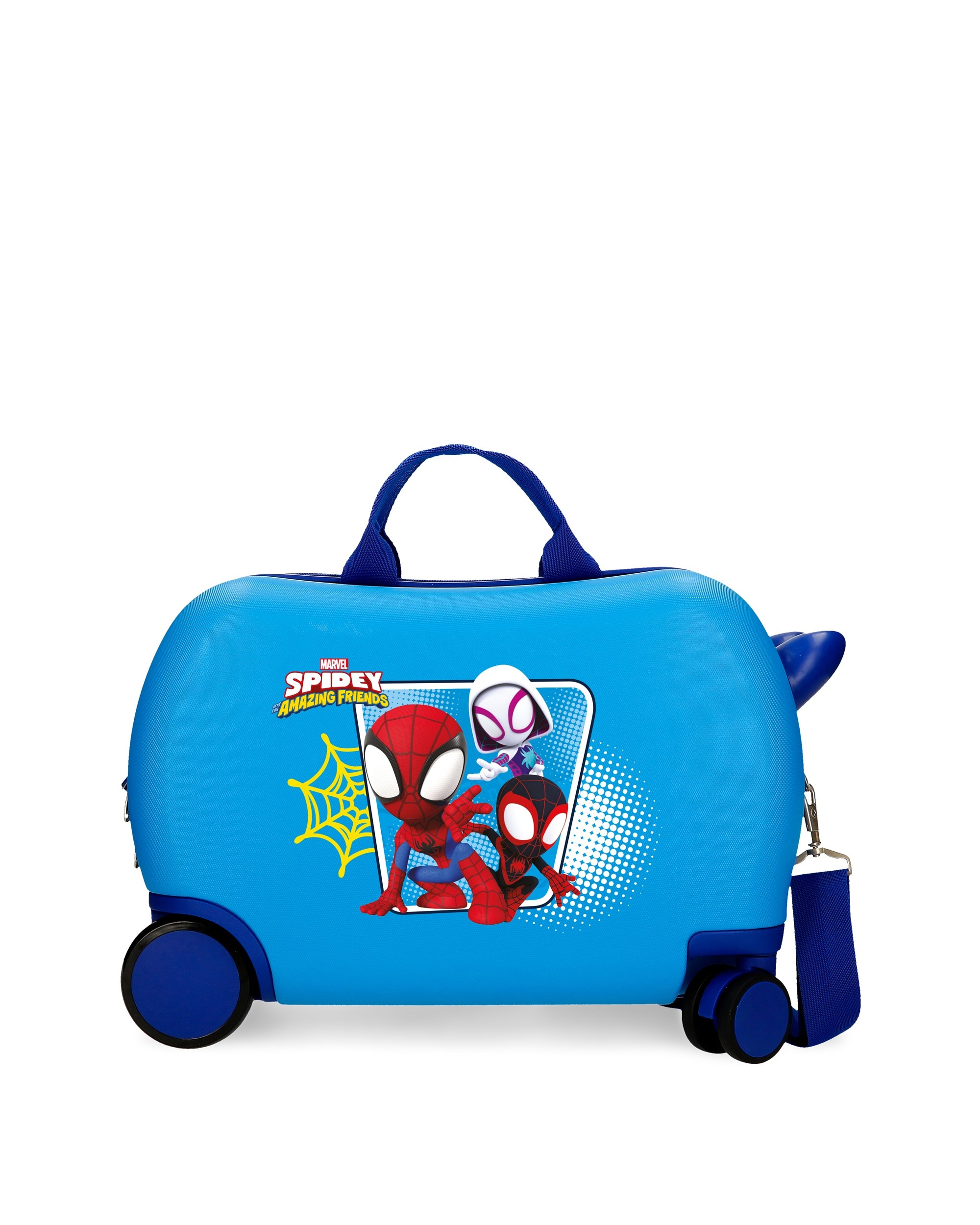Imagem 0 de Mala Infantil 2 Rodas Multidirecionais Spidey Team Up com Capacidade de 24l em Azul