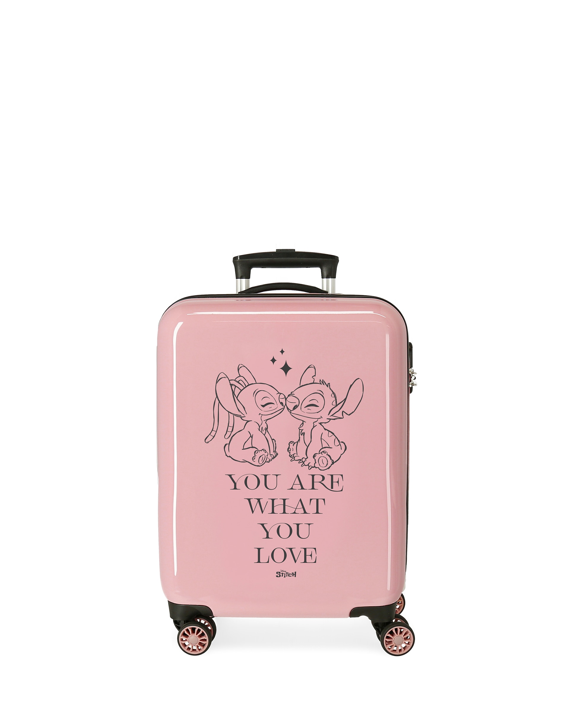 Mala de Cabine Stitch You Love com Capacidade de 34l em Rosa Rosa-1